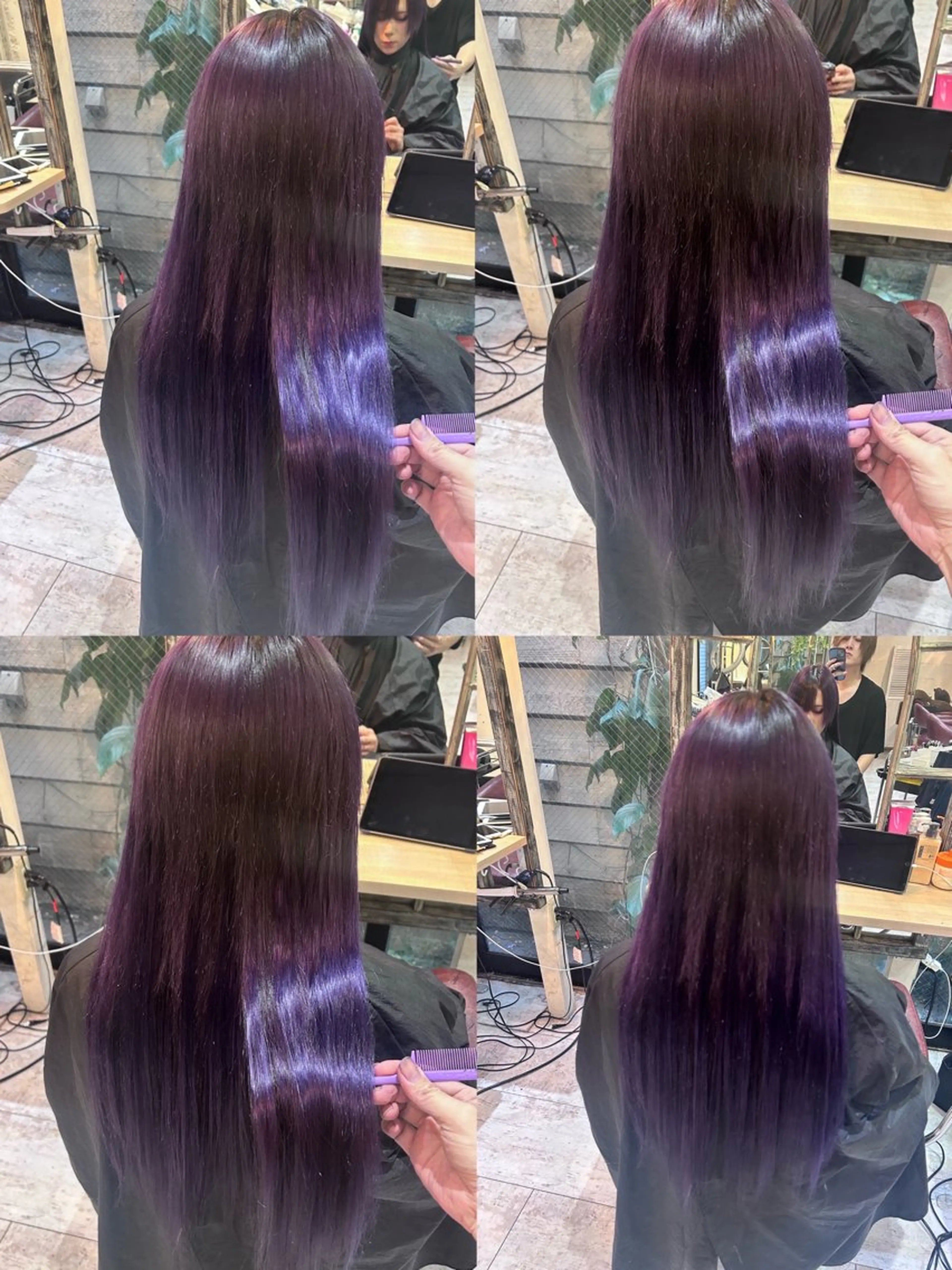 ロング カラー コンドウ リュウのヘアスタイル