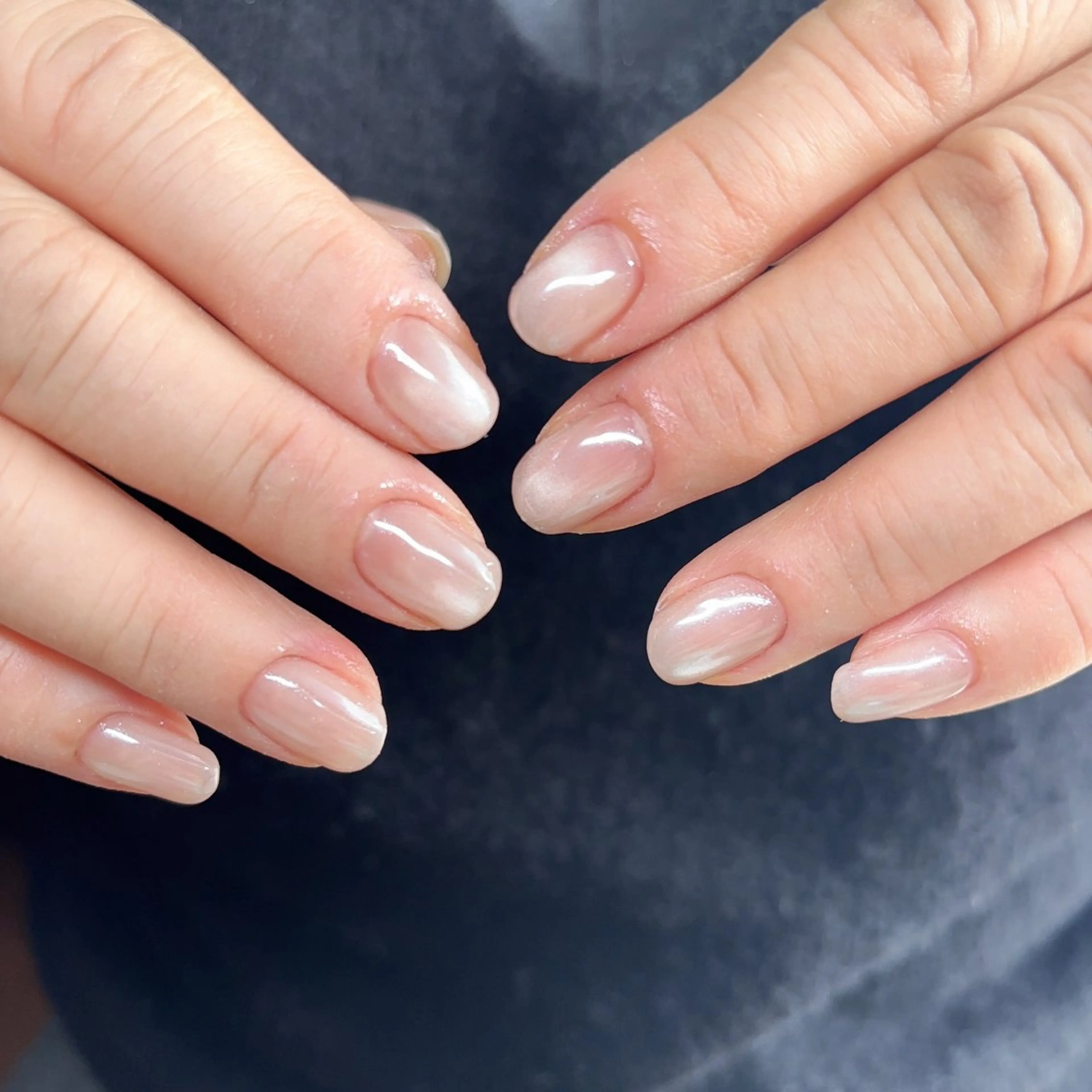 ネイル オーロラネイル クリアネイル マグネットネイル マグネットワンカラー ワンカラーネイル 33 nail salon 徳山里美のネイルデザイン