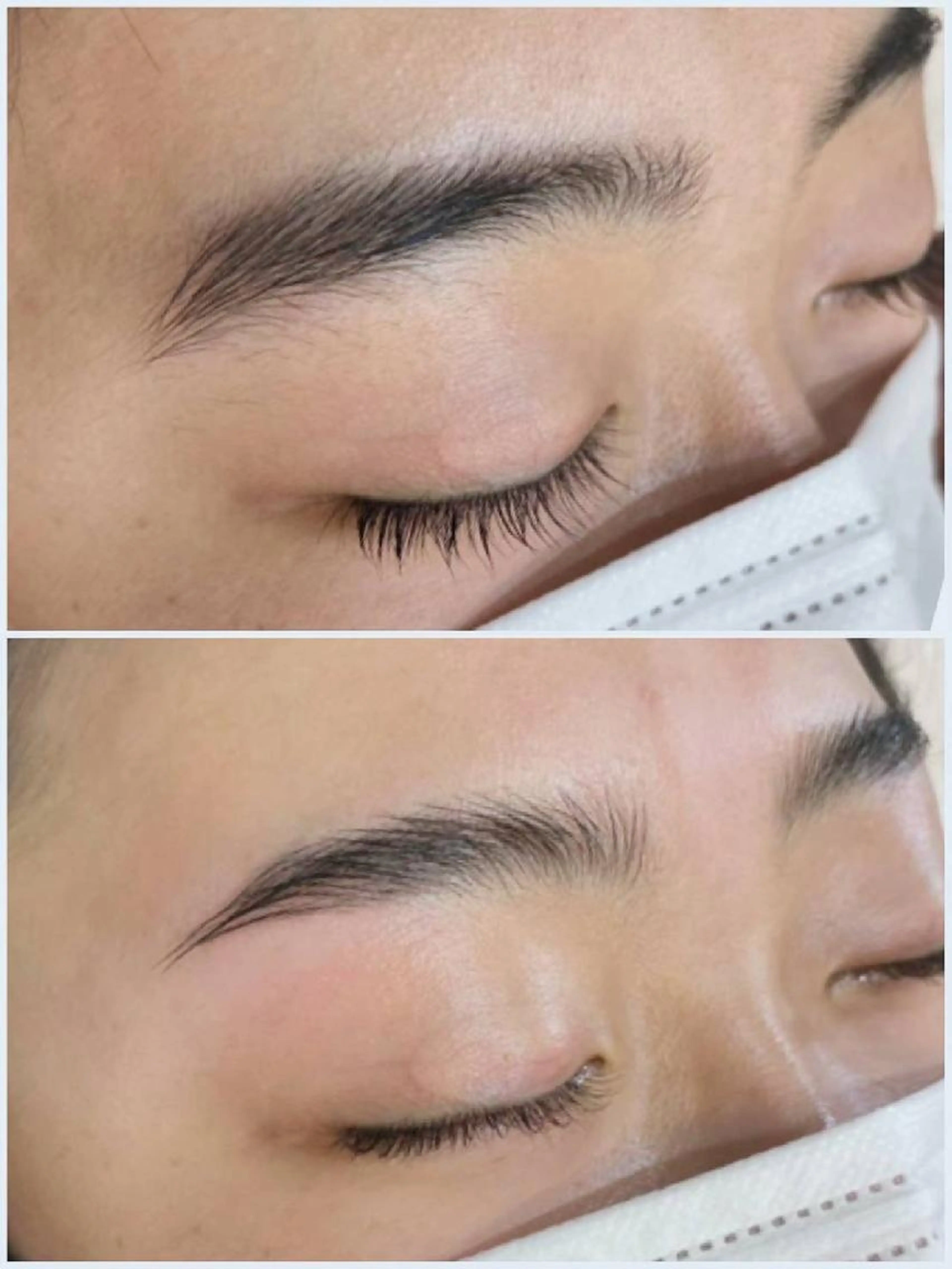 眉毛WAX脱毛の写真