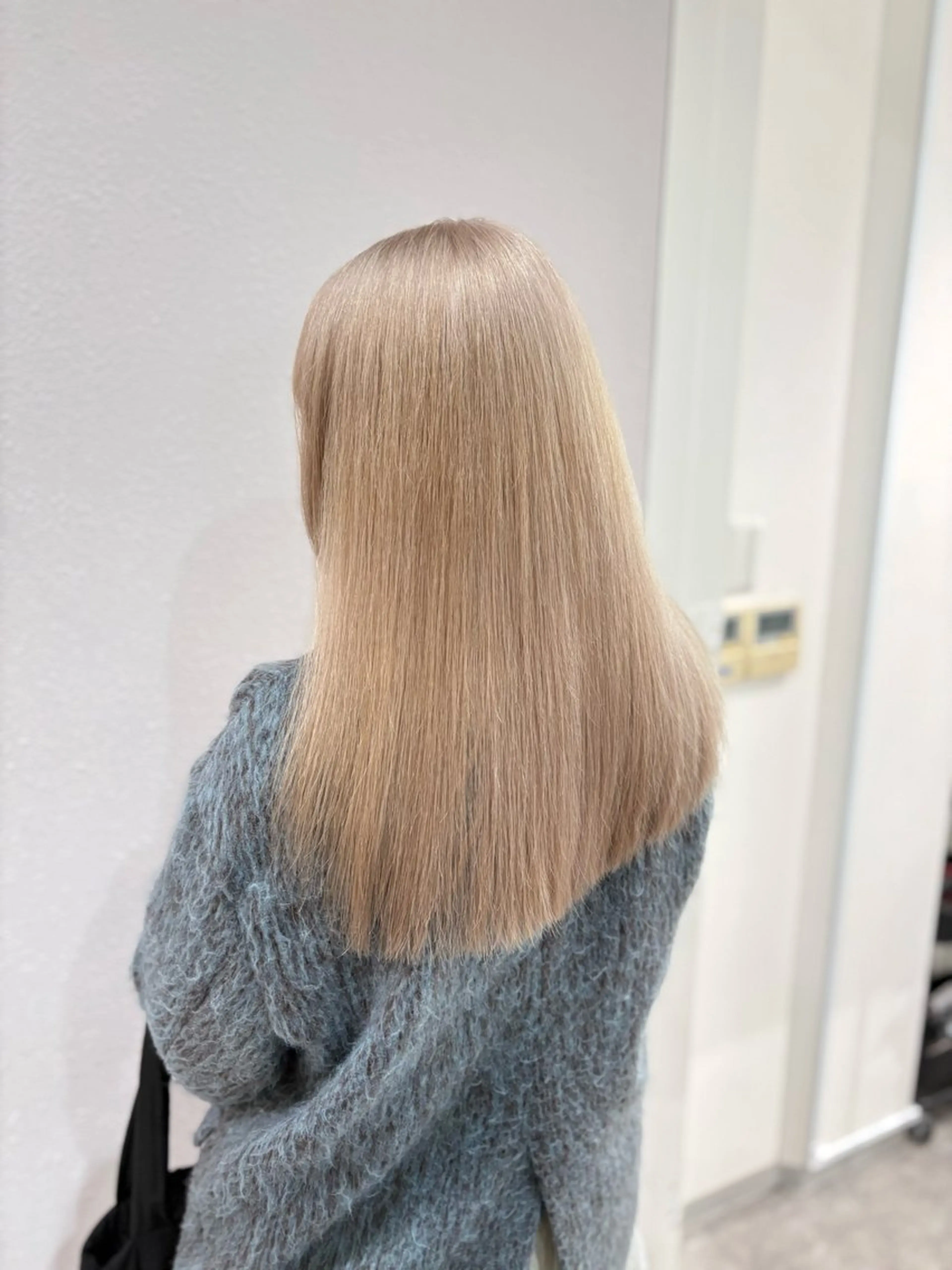 ロング カラー カット ヘアカラー トリートメント GaKu/ハイトーン /ブリーチ/レイヤーのヘアスタイル