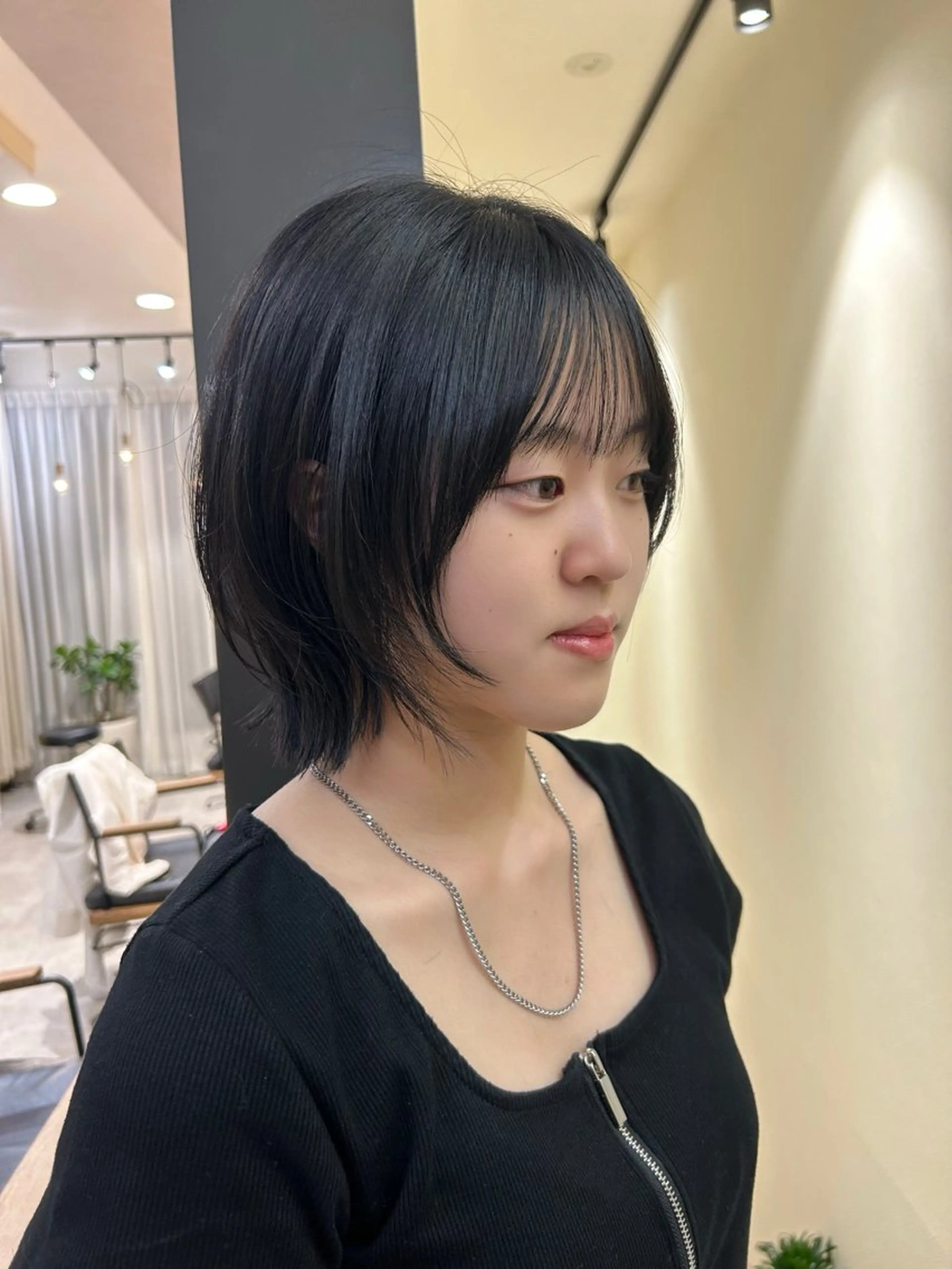 ショート ボブレイヤー ボブ レイヤーカット カット トリートメント hub hair レイヤー/透明感のヘアスタイル