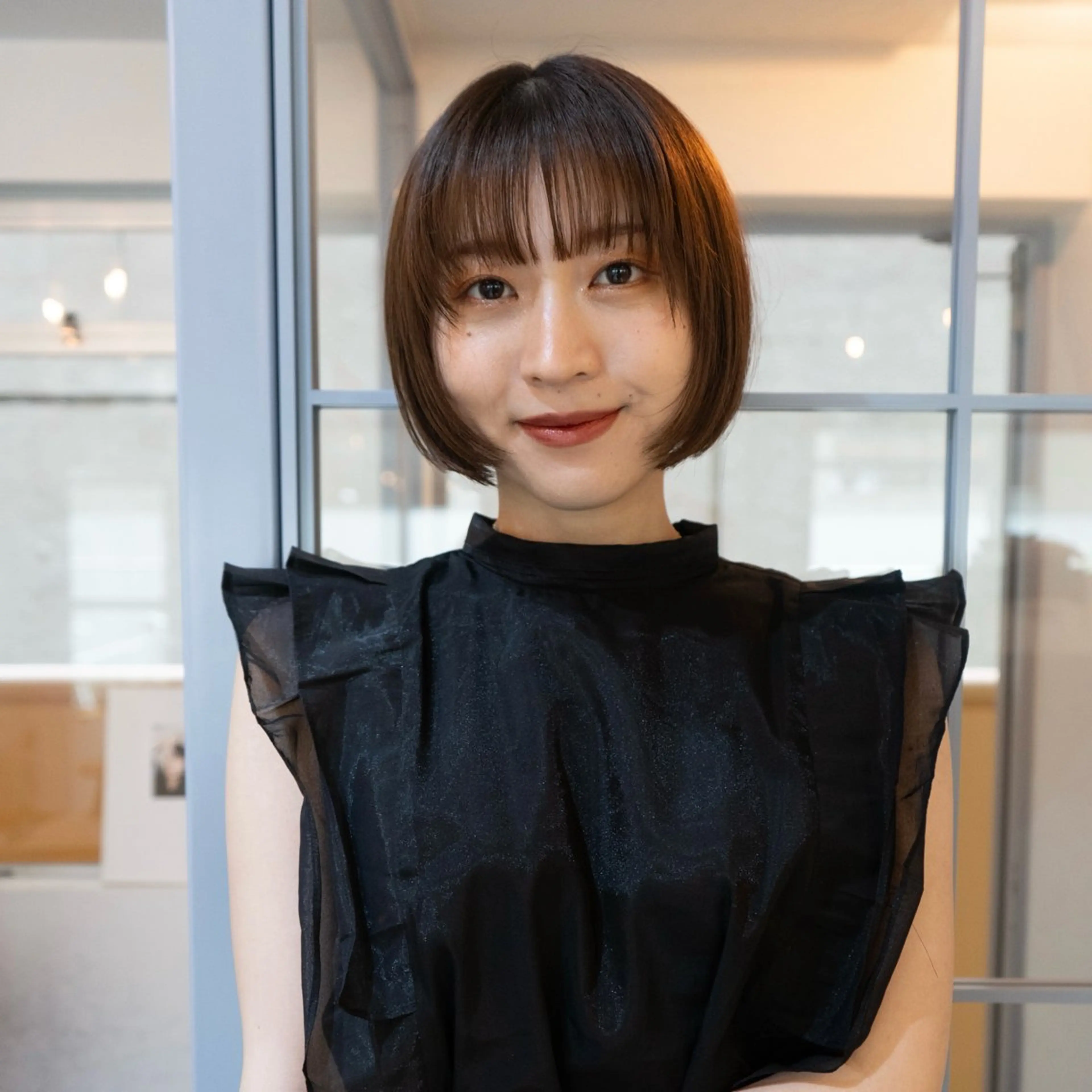 ショート miyu ハイトーン/レイヤーのヘアスタイル