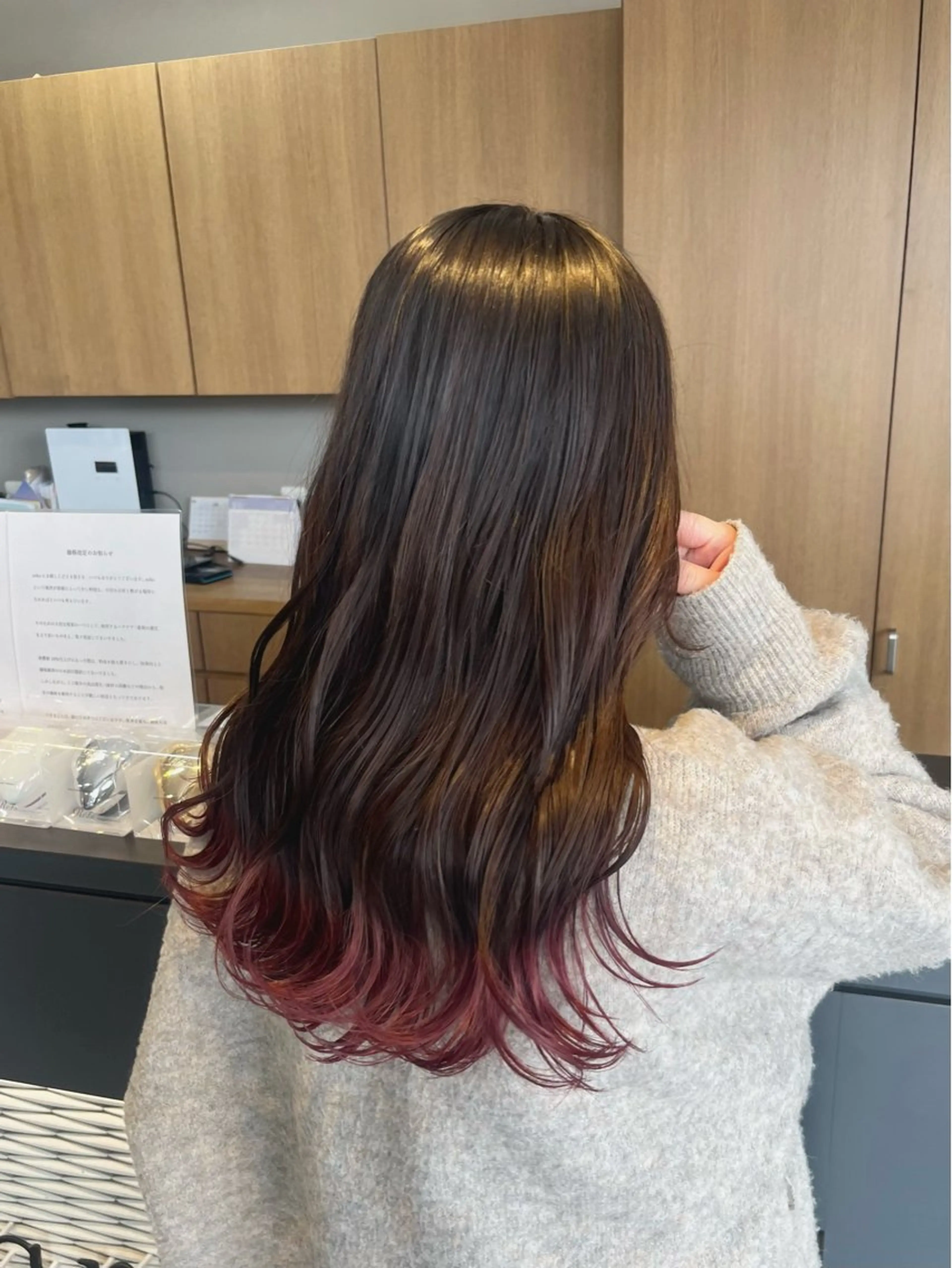 セミロング alu yuinaのヘアスタイル