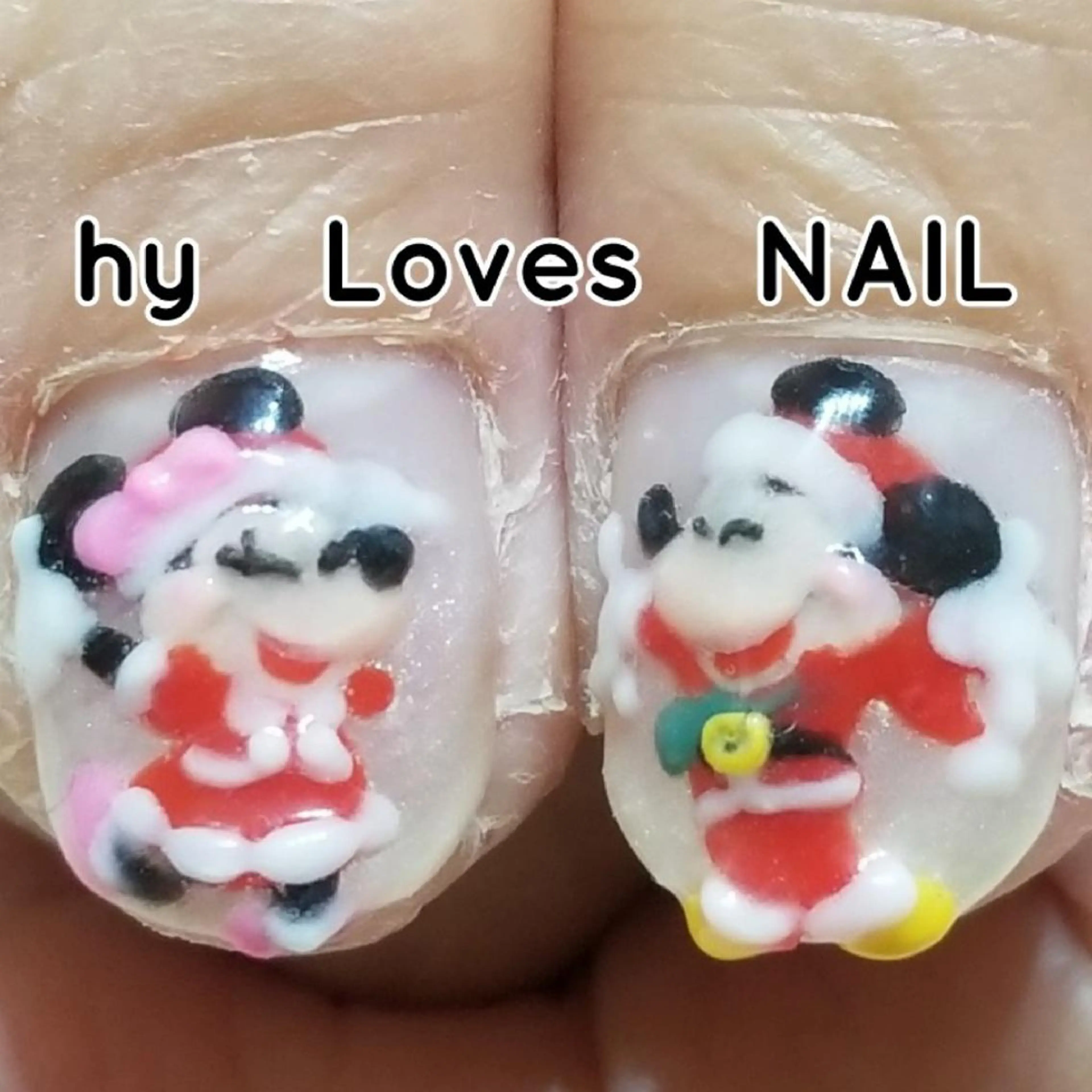 ネイル 冬ネイル クリスマス ハンドネイル よしだ ひろきのネイルデザイン