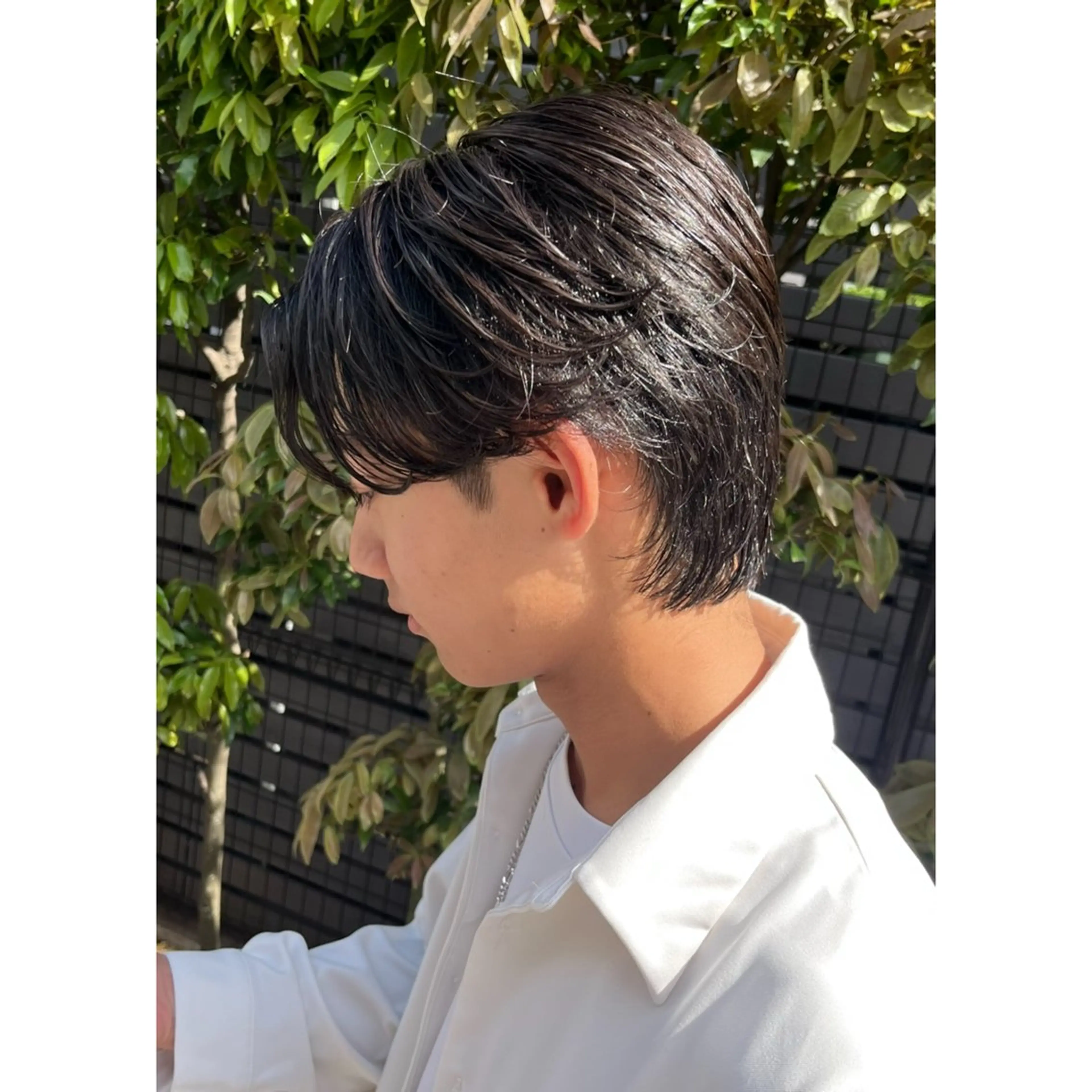 パーマ メンズ フェザーパーマ メンズパーマ ニュアンスパーマ ムロイ ミスズのヘアスタイル