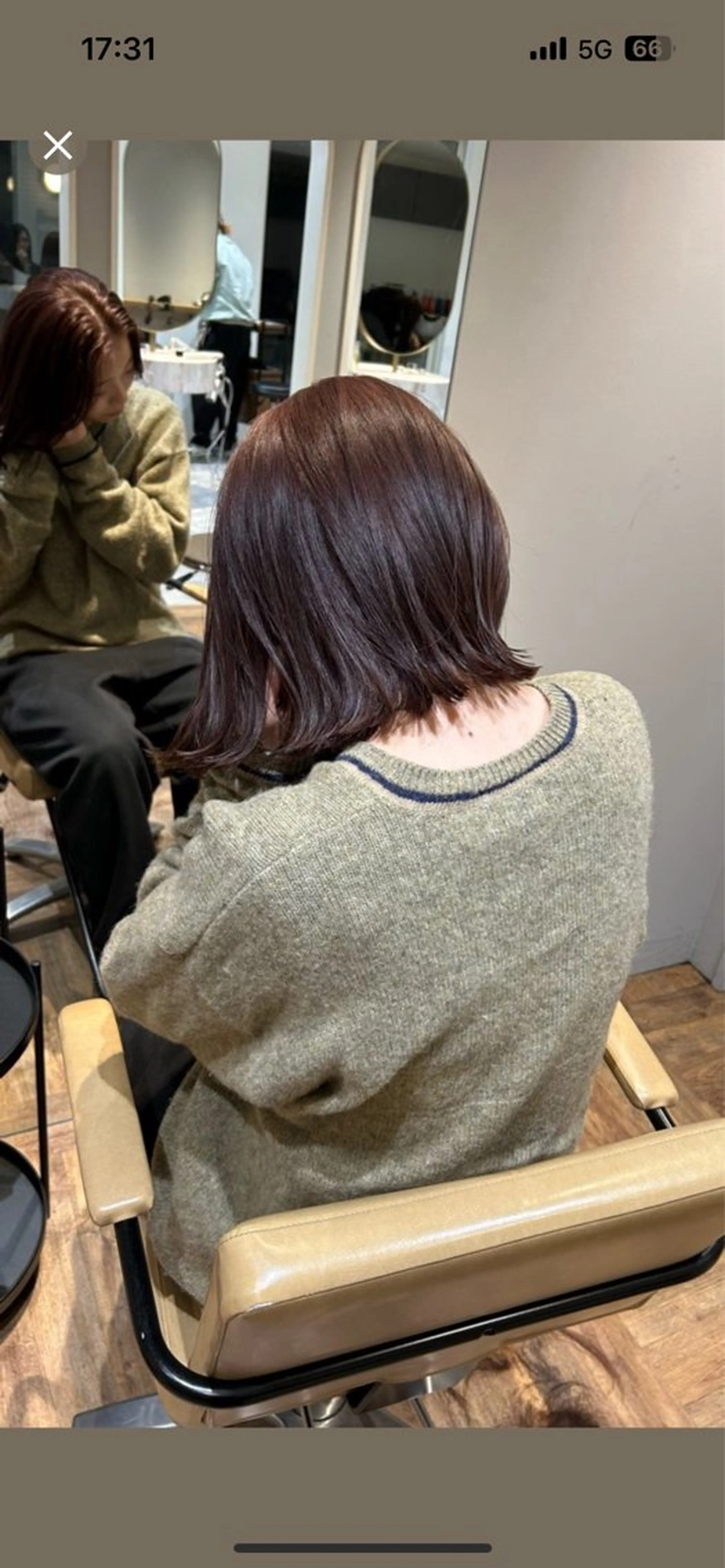 ミディアム カラー カット ヘアカラー トリートメント じゅわっと暖色カラー 🍊Moemiのヘアスタイル