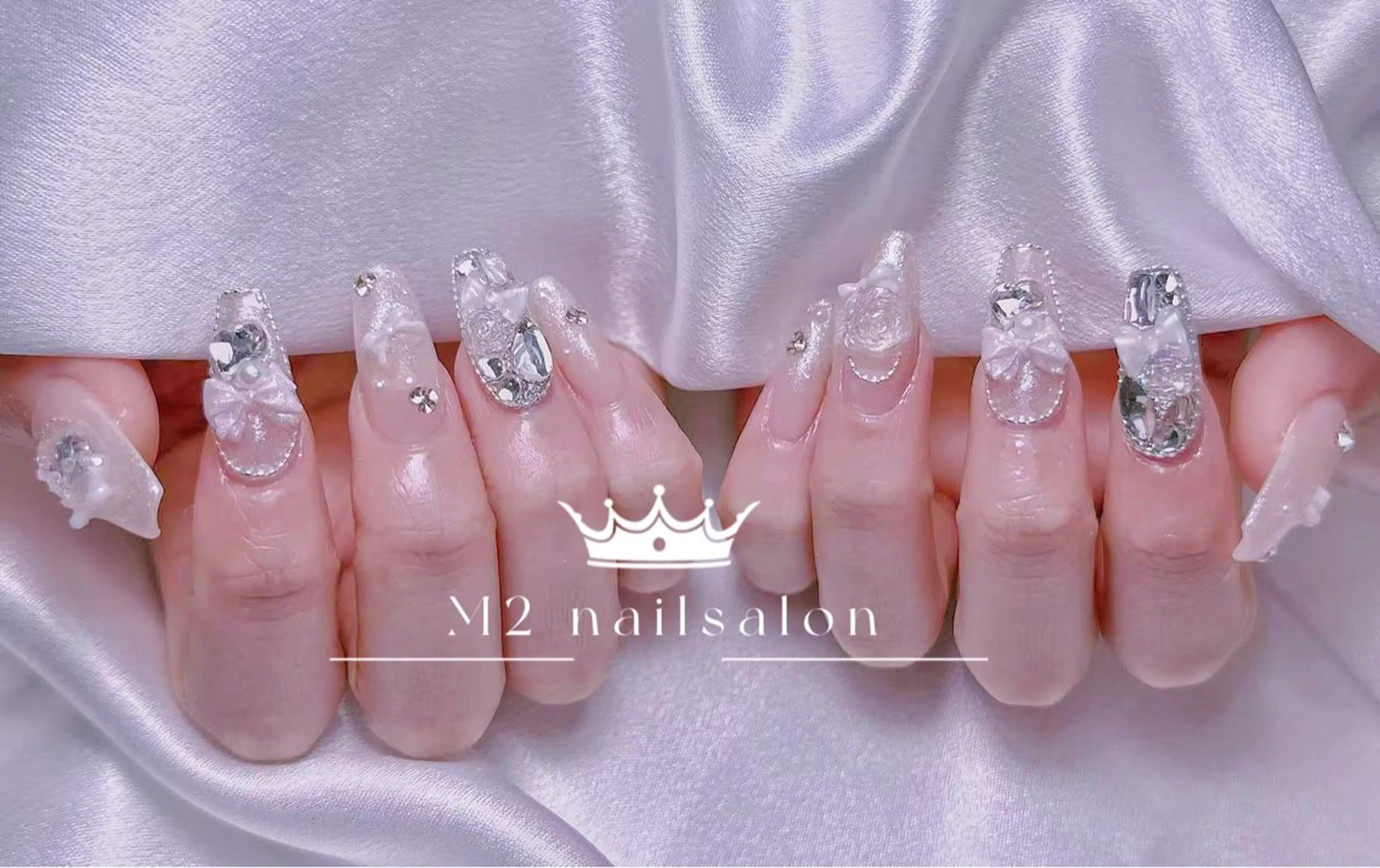ネイル ハンドネイル 長さだし専門店 M2　rikaのネイルデザイン