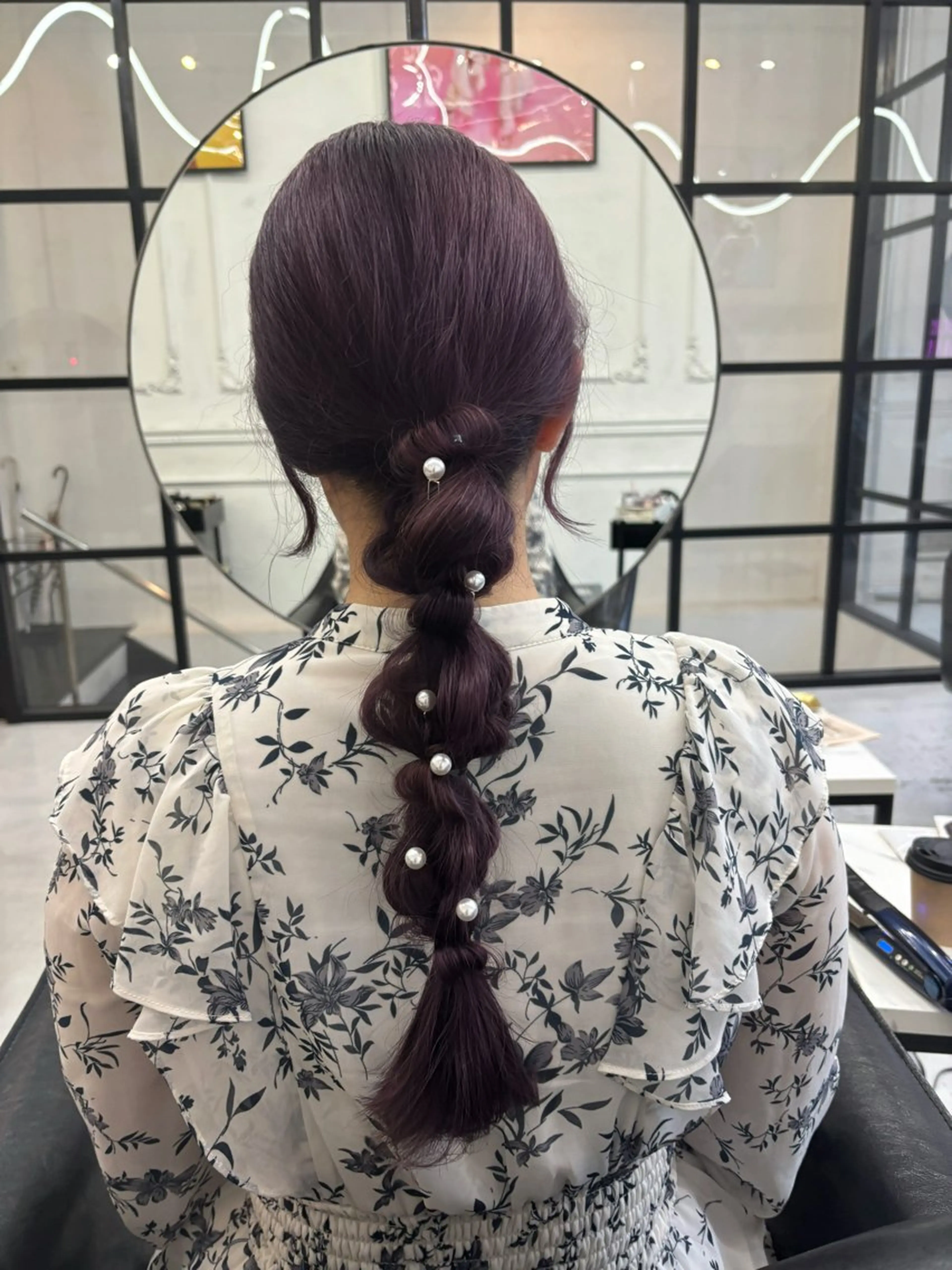 ロング ヘアセット MaisonHALU さくらのヘアスタイル