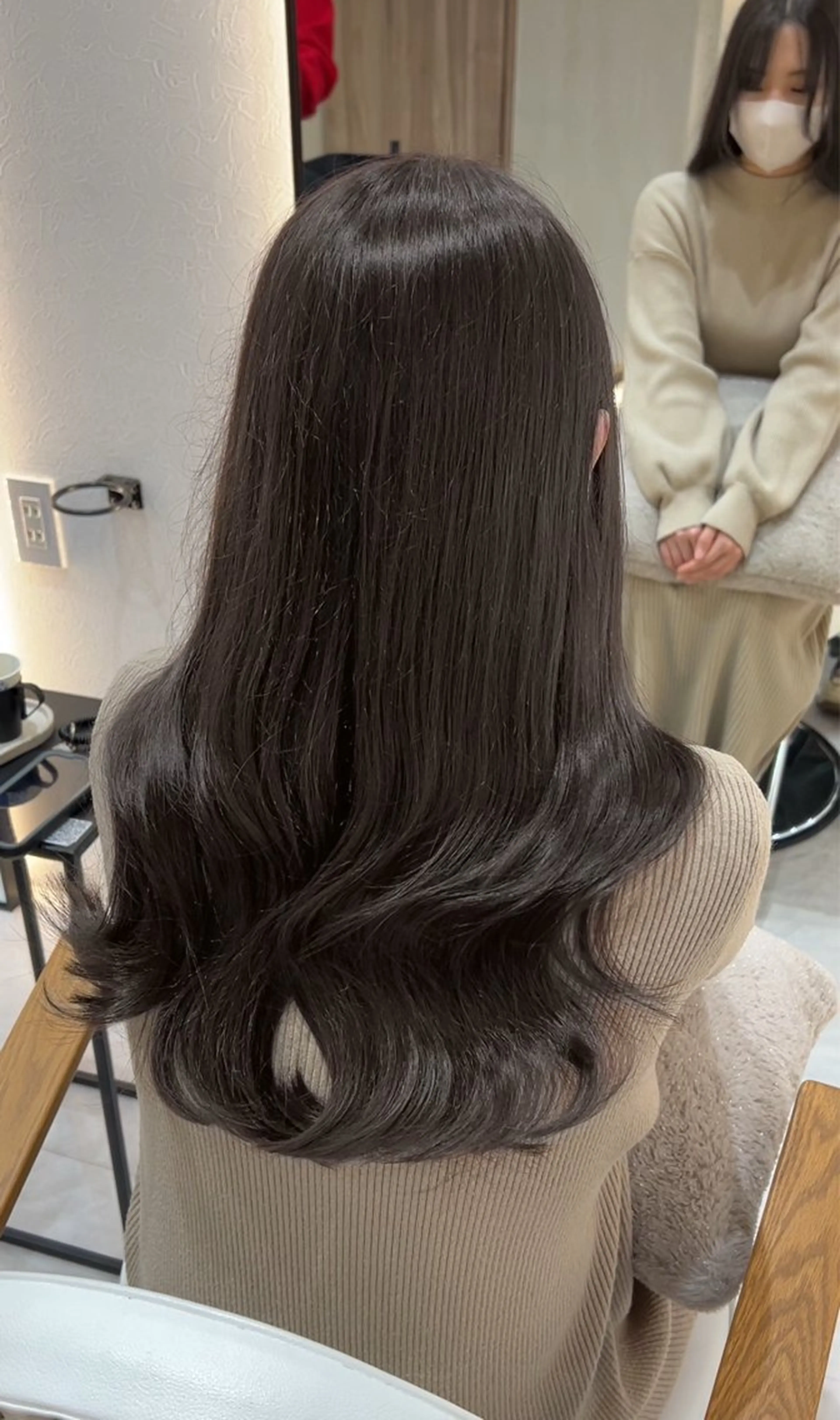 ロング カット ヘアカラー トリートメント 学生人気No1🩶 韓国風/艶髪/輝士のヘアスタイル
