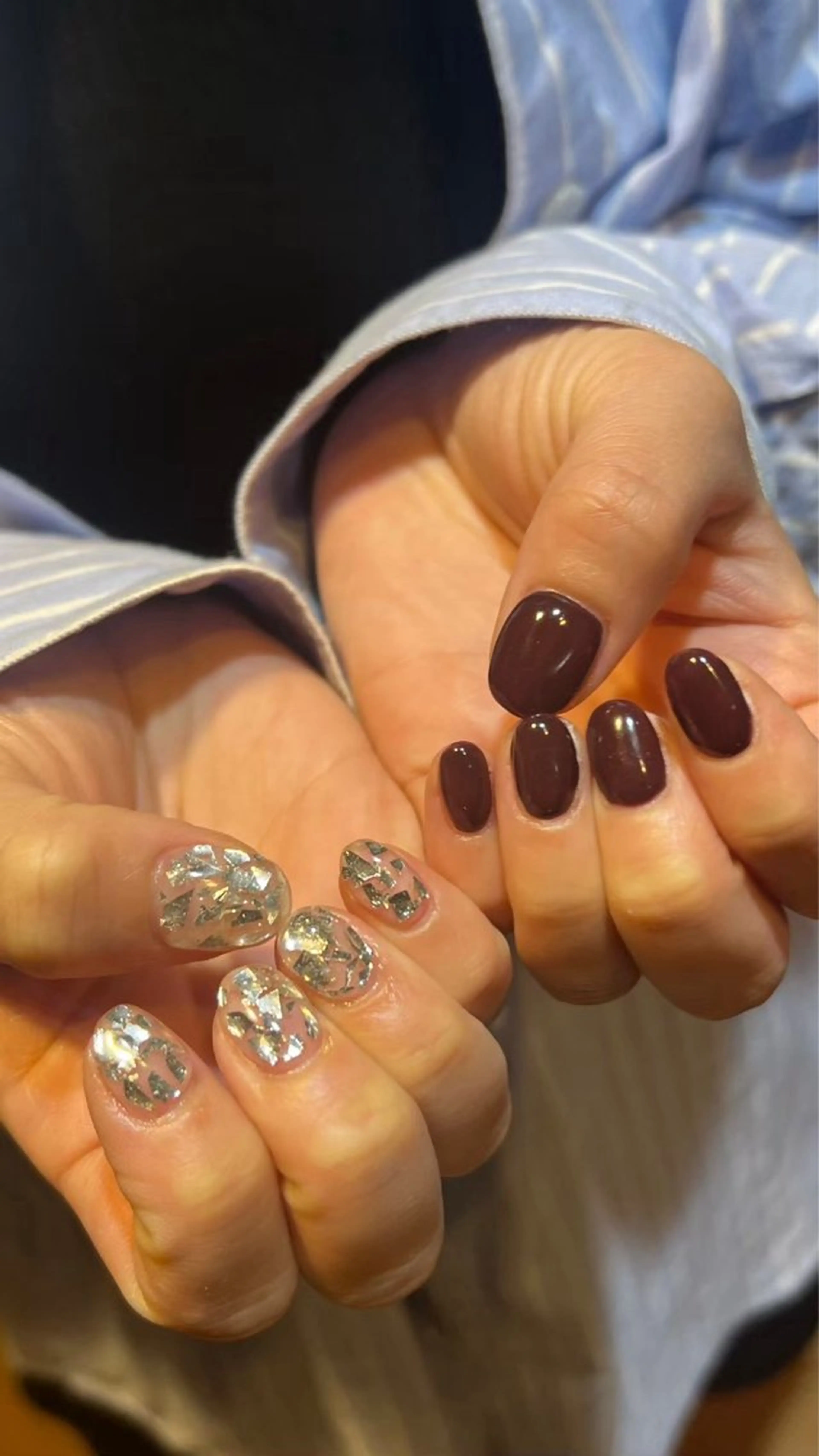 ネイル ハンドネイル Hata nail 🎀個性派ニュアンスのネイルデザイン