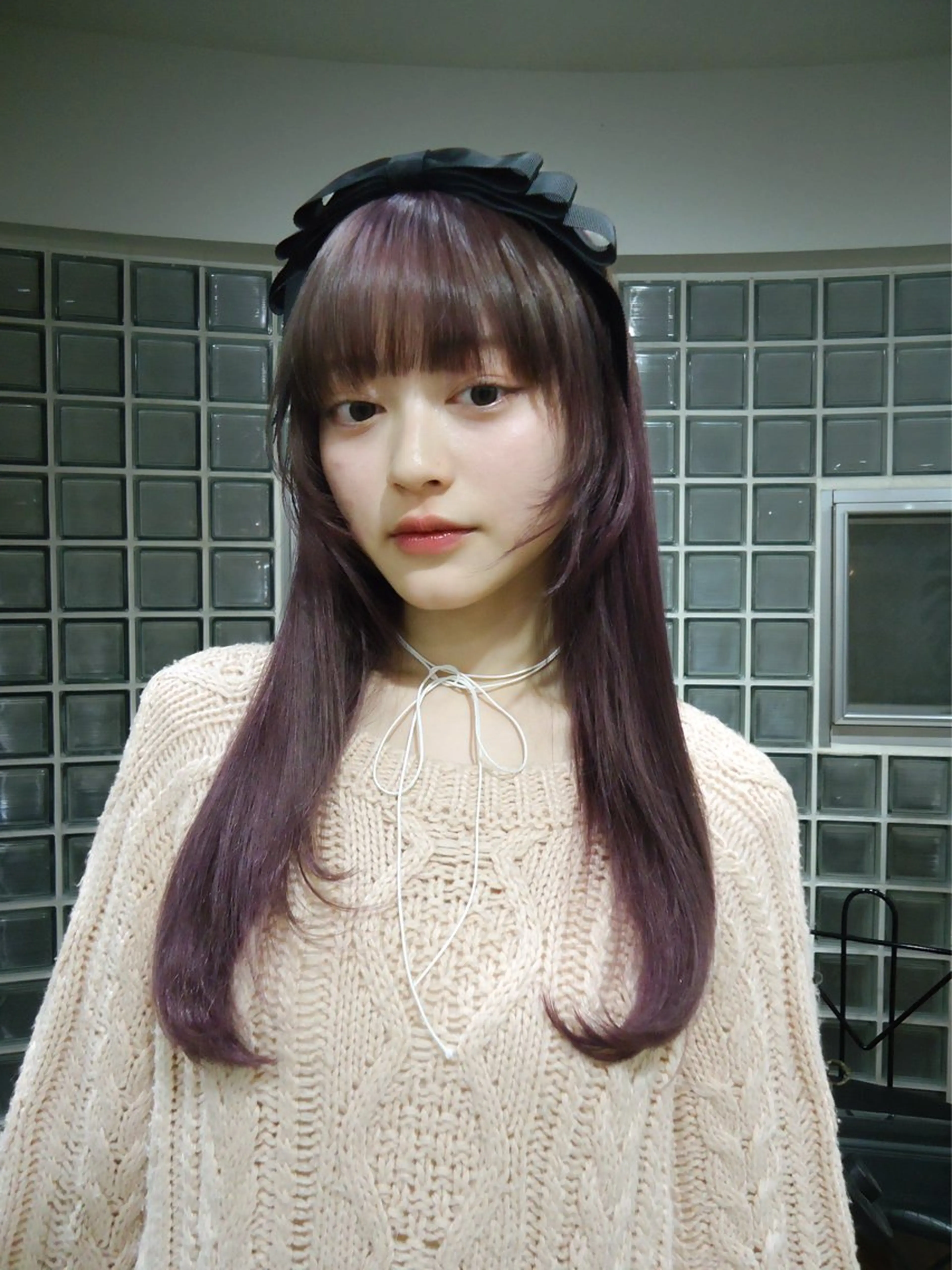 ロング カラー ヘアカラー ハイトーン/ベージュ 𝙨𝙖𝙠𝙞のヘアスタイル