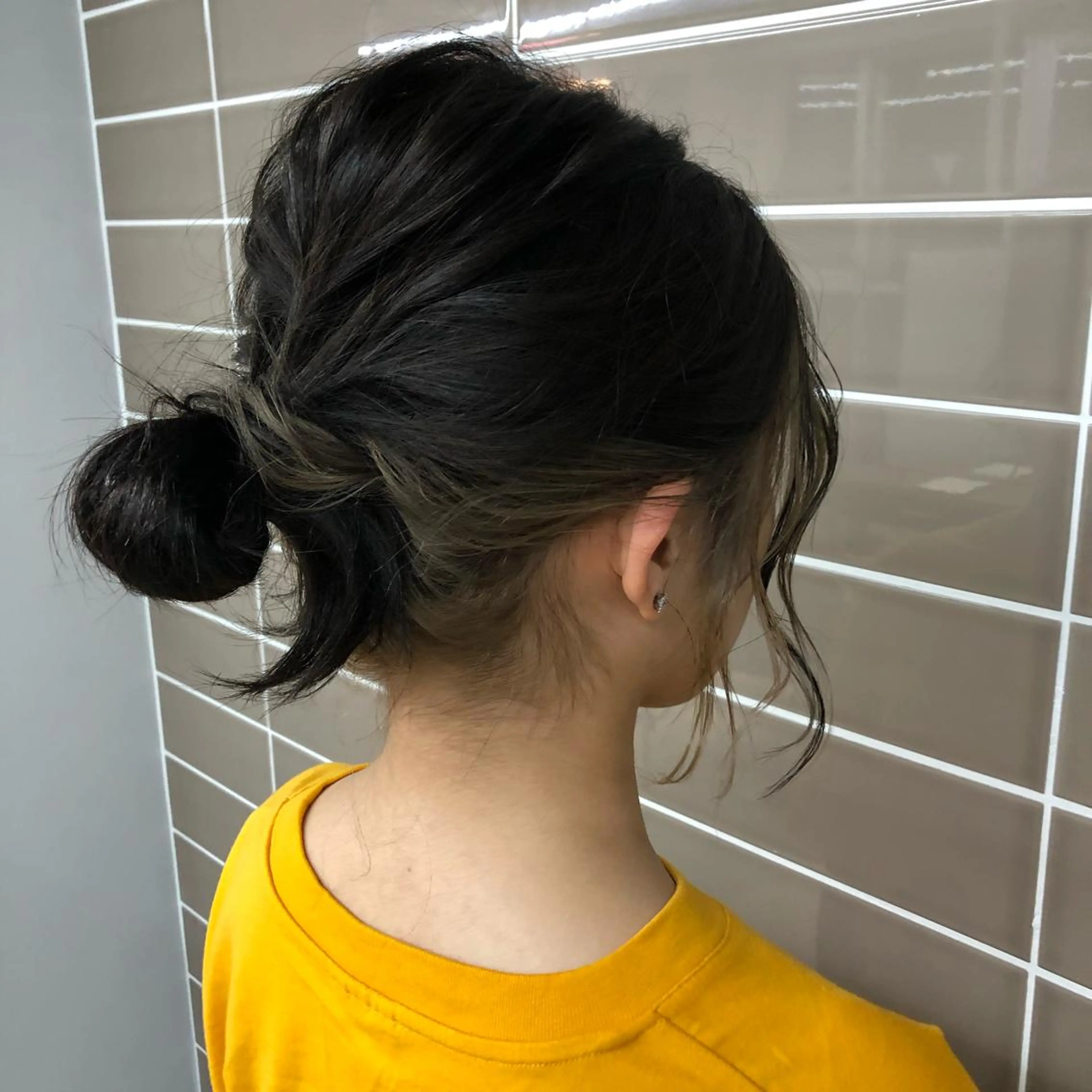 セミロング カラー 辻堂メンズ特化 YU-YAのヘアスタイル