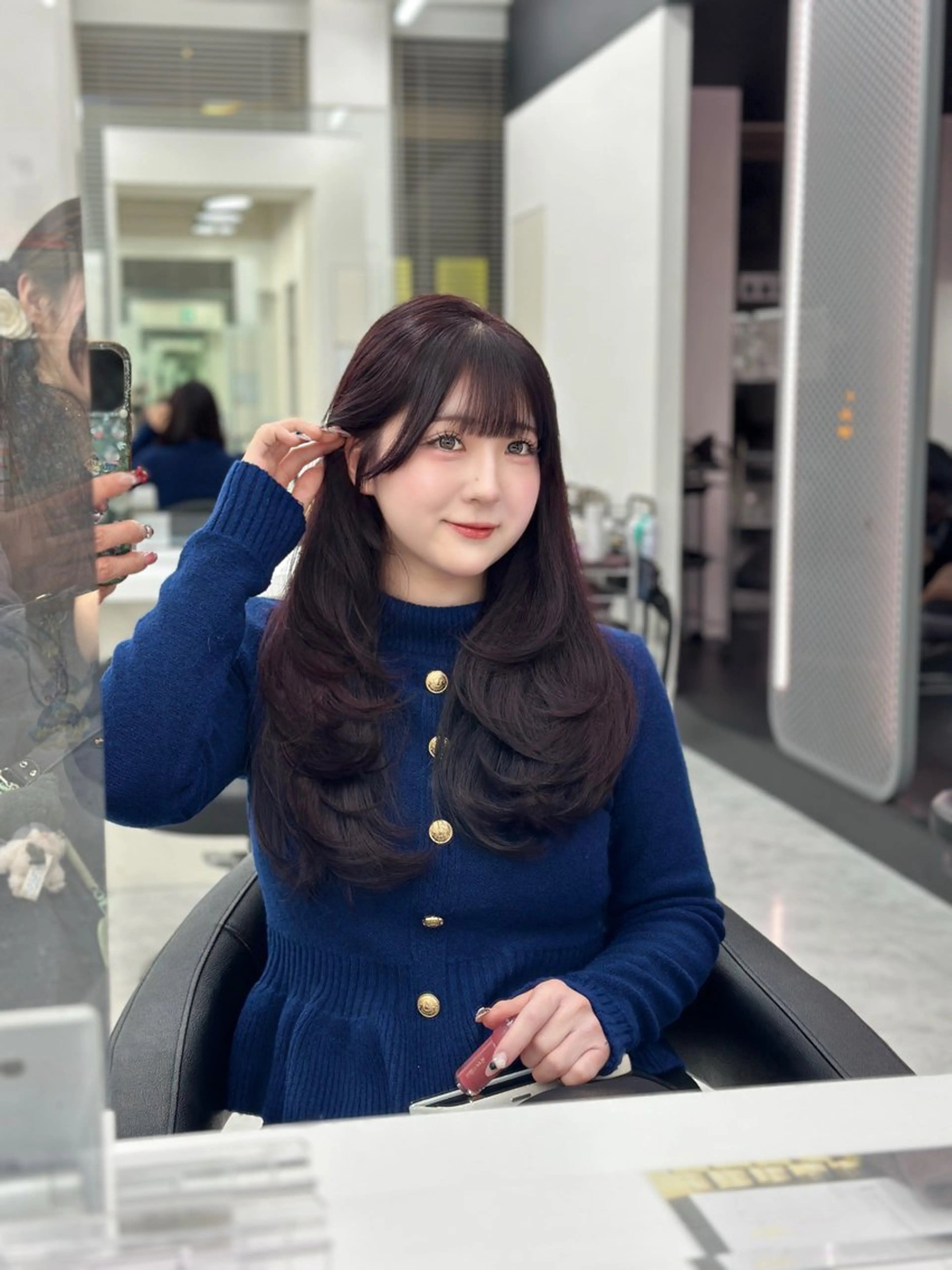 💖3.4月初カラーの方にもオススメ💖ブリーチなしダブルカラー➕選べるtreatment♡別途カットも可能です⟡.·の写真