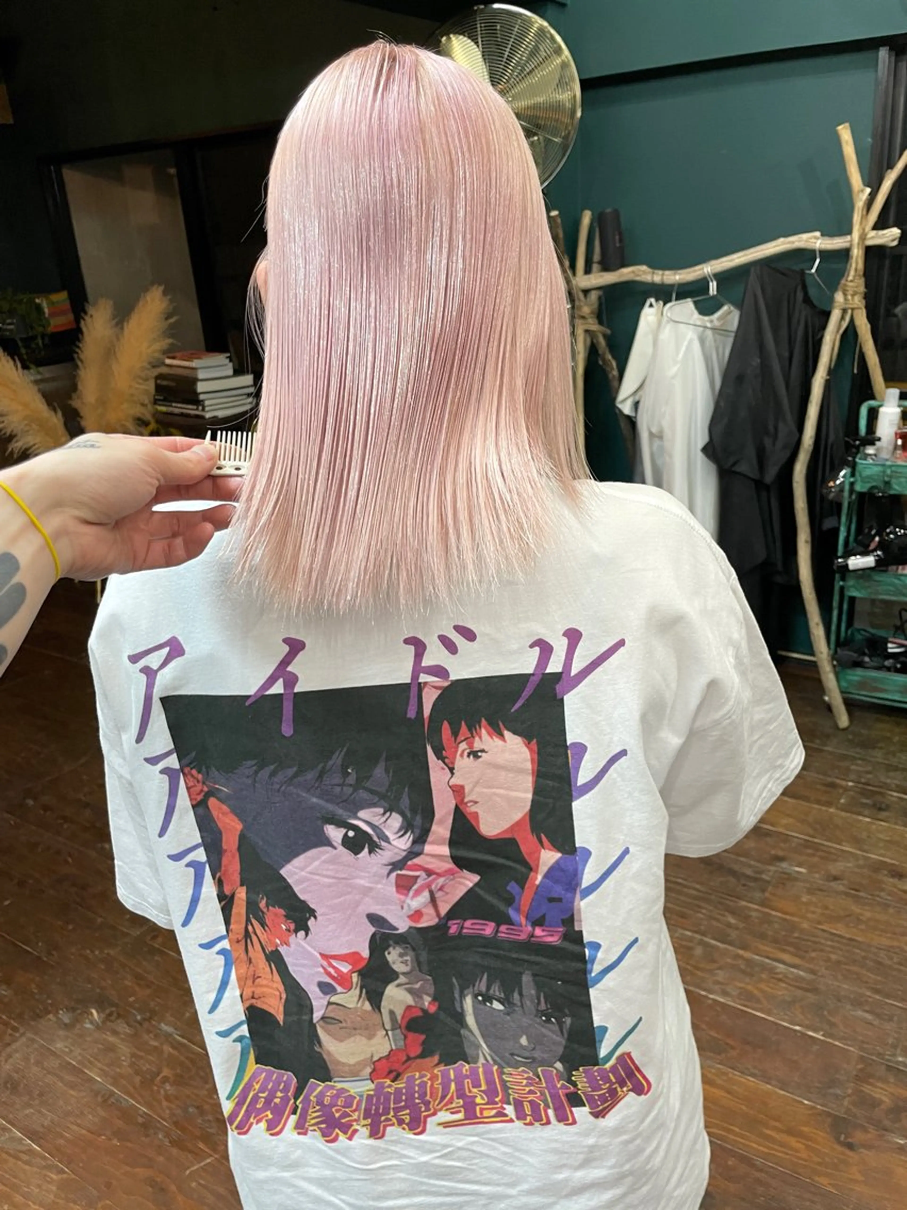 ミディアム カット ヘアカラー トリートメント vivre libreのヘアスタイル