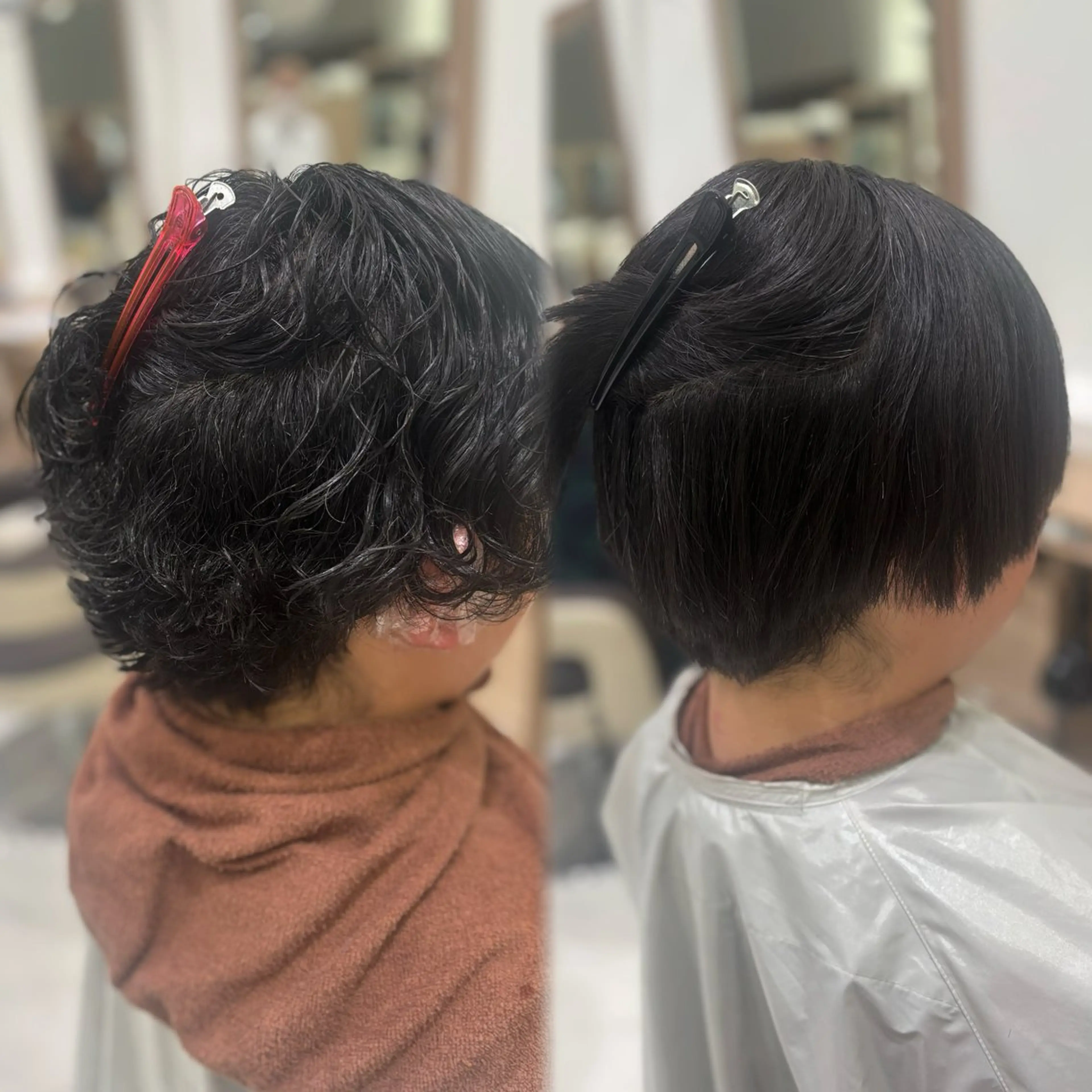 ショート パーマ メンズ カット 縮毛矯正 ⭐️NANA/ メンズカットのヘアスタイル