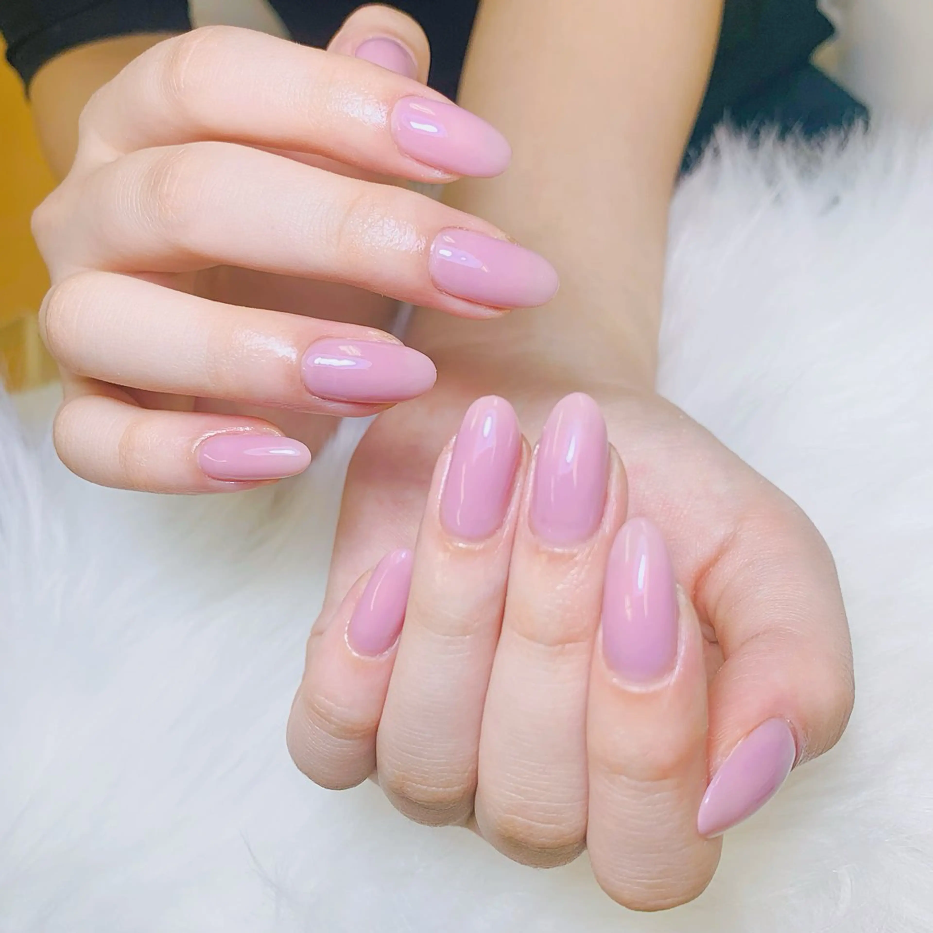 ネイル チークネイル 長さ出し フラッシュネイル フレンチネイル グラデーション ハンドネイル AN NAIL SALONのネイルデザイン
