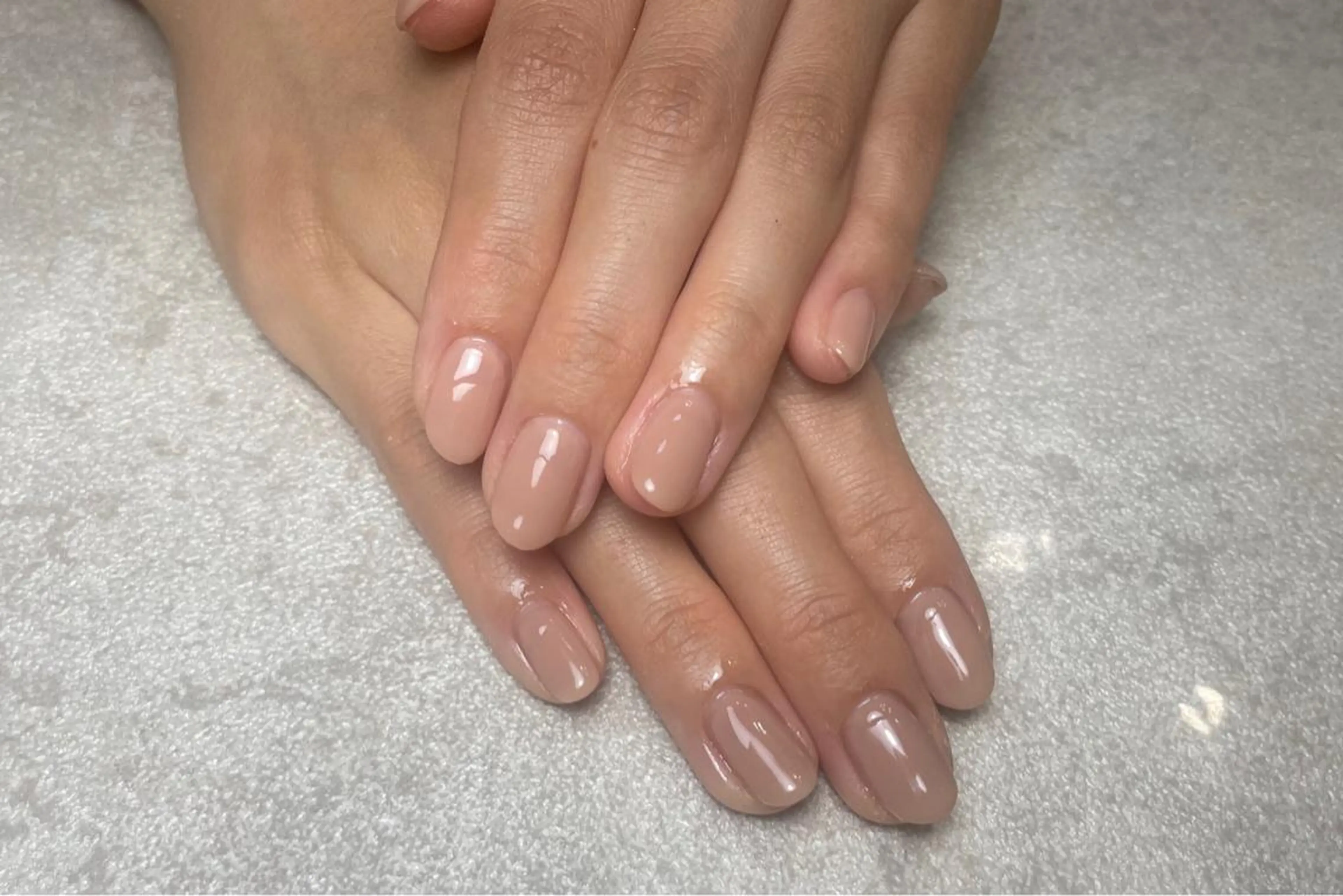 ネイル オフィスネイル ワンカラーネイル BLANC.nail yuuのネイルデザイン