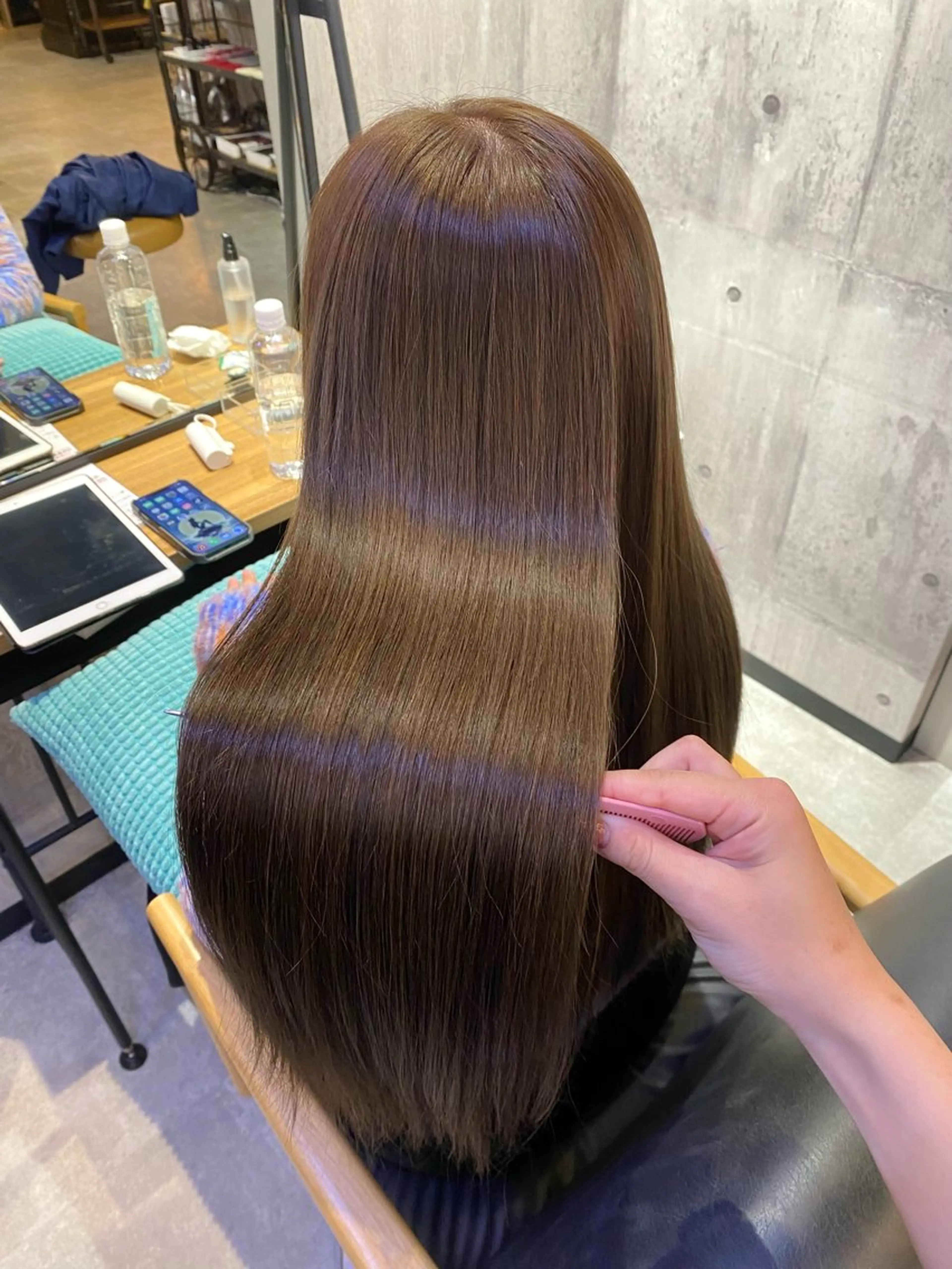 前髪縮毛矯正➕2stepトリートメント🌷の写真