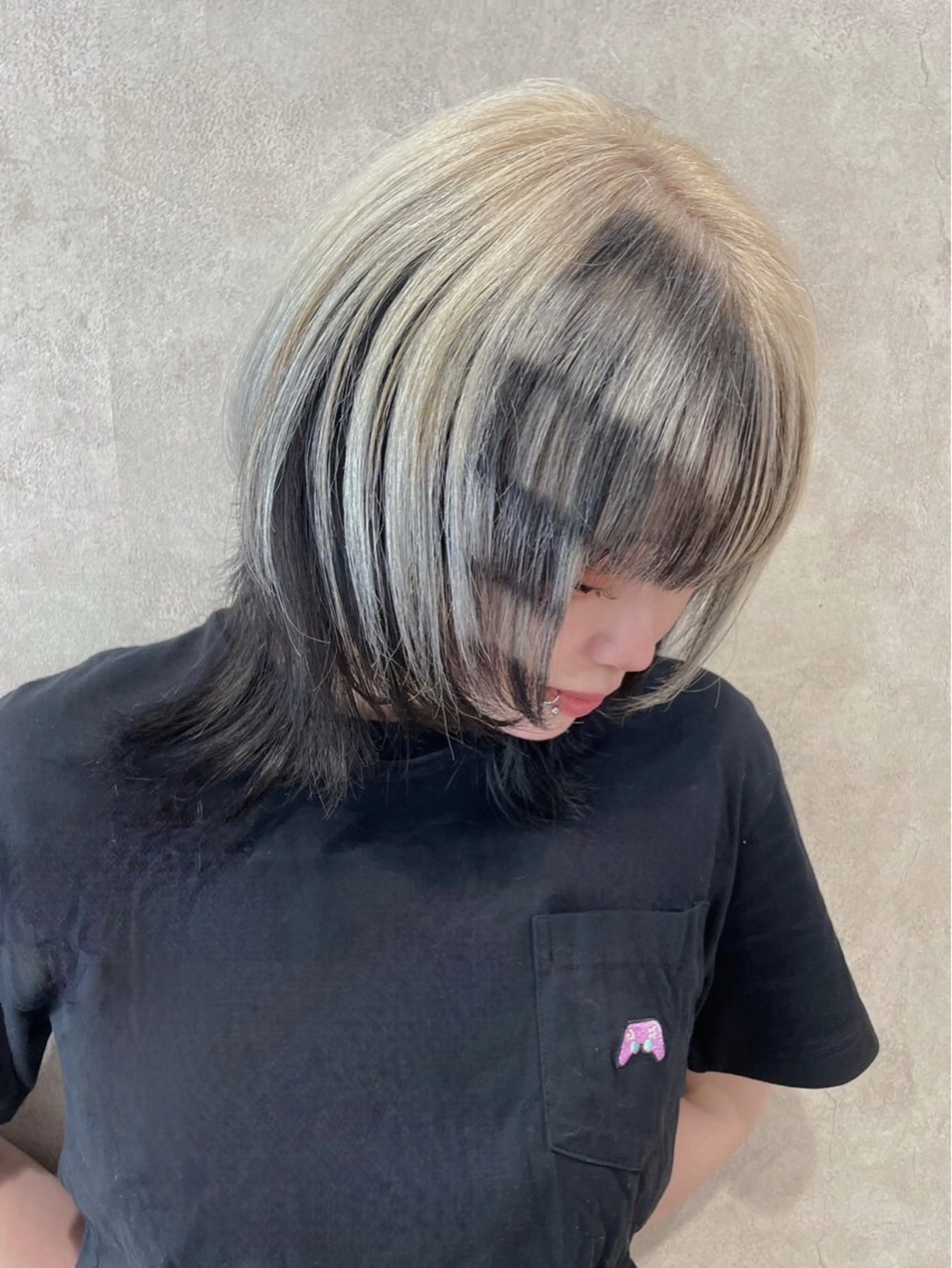 ミディアム ウルフカット Love&Hair Breit/下川のヘアスタイル