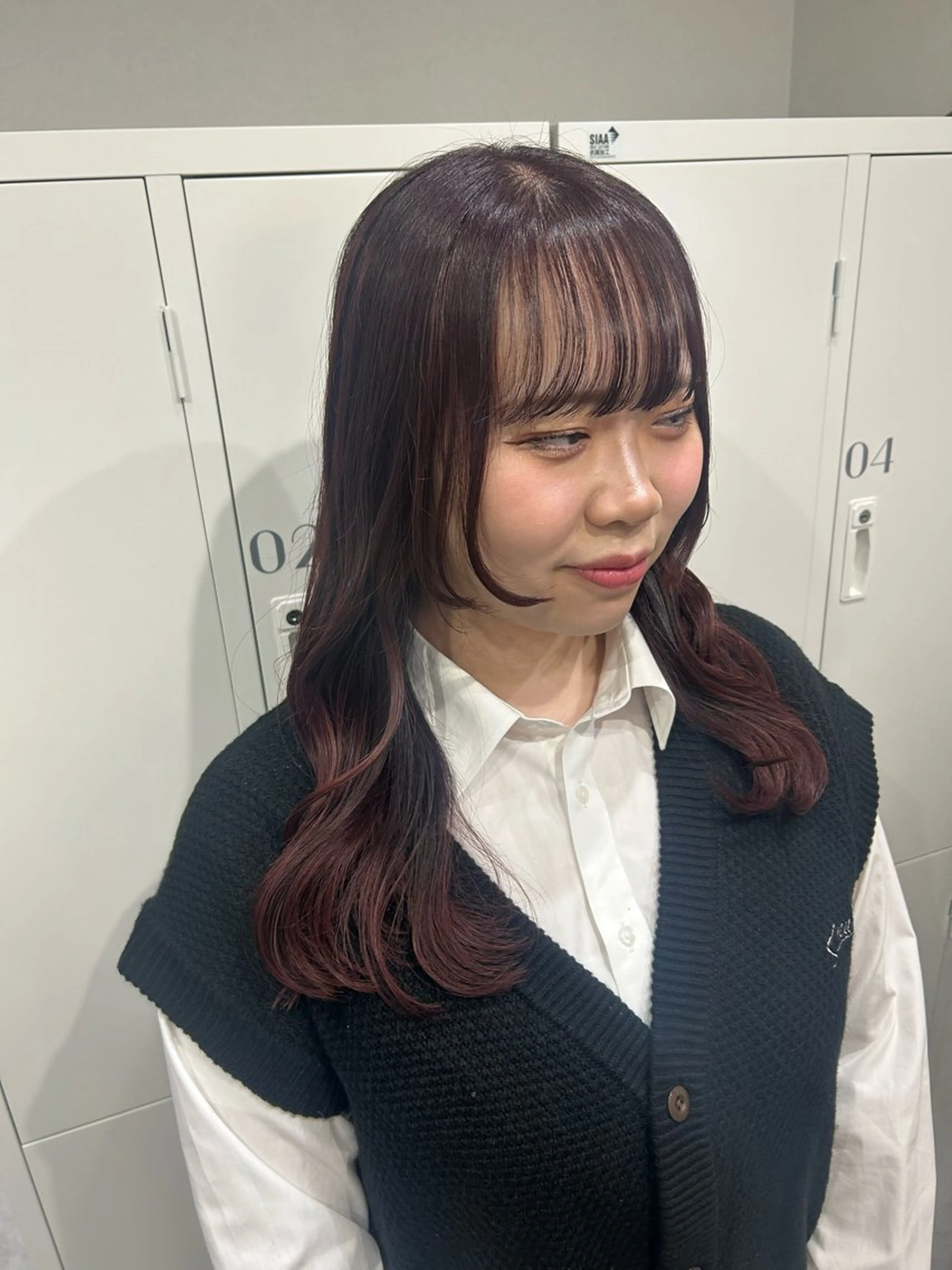 セミロング カラー ヘアアレンジ ラベンダーカラー ラベンダーピンク ピンクカラー ヘアカラー ボブ /ニュアンス/ satomi🧸💖のヘアスタイル