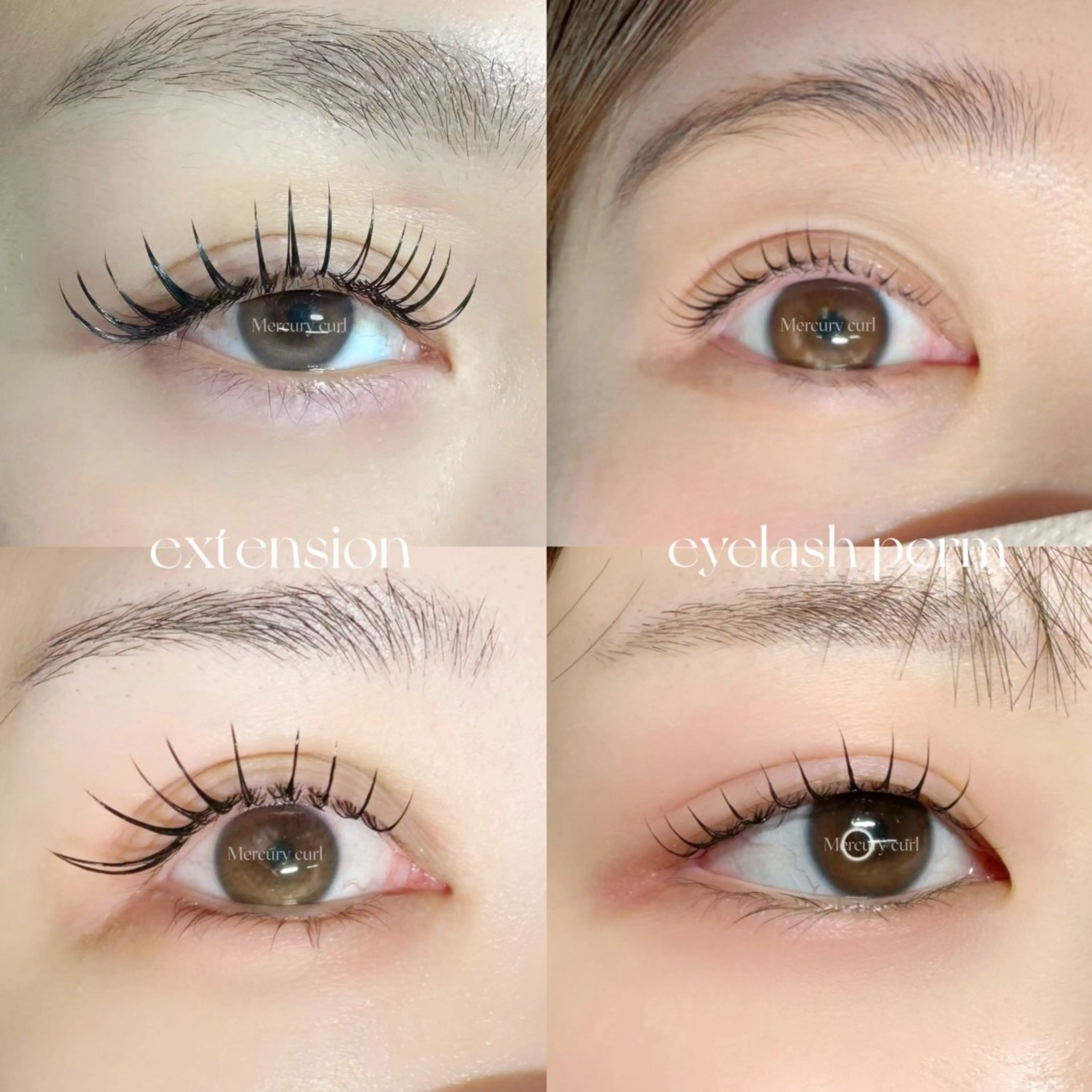 マツエク・マツパ Mercury Curl  鈴木 茜のマツエク・マツパデザイン