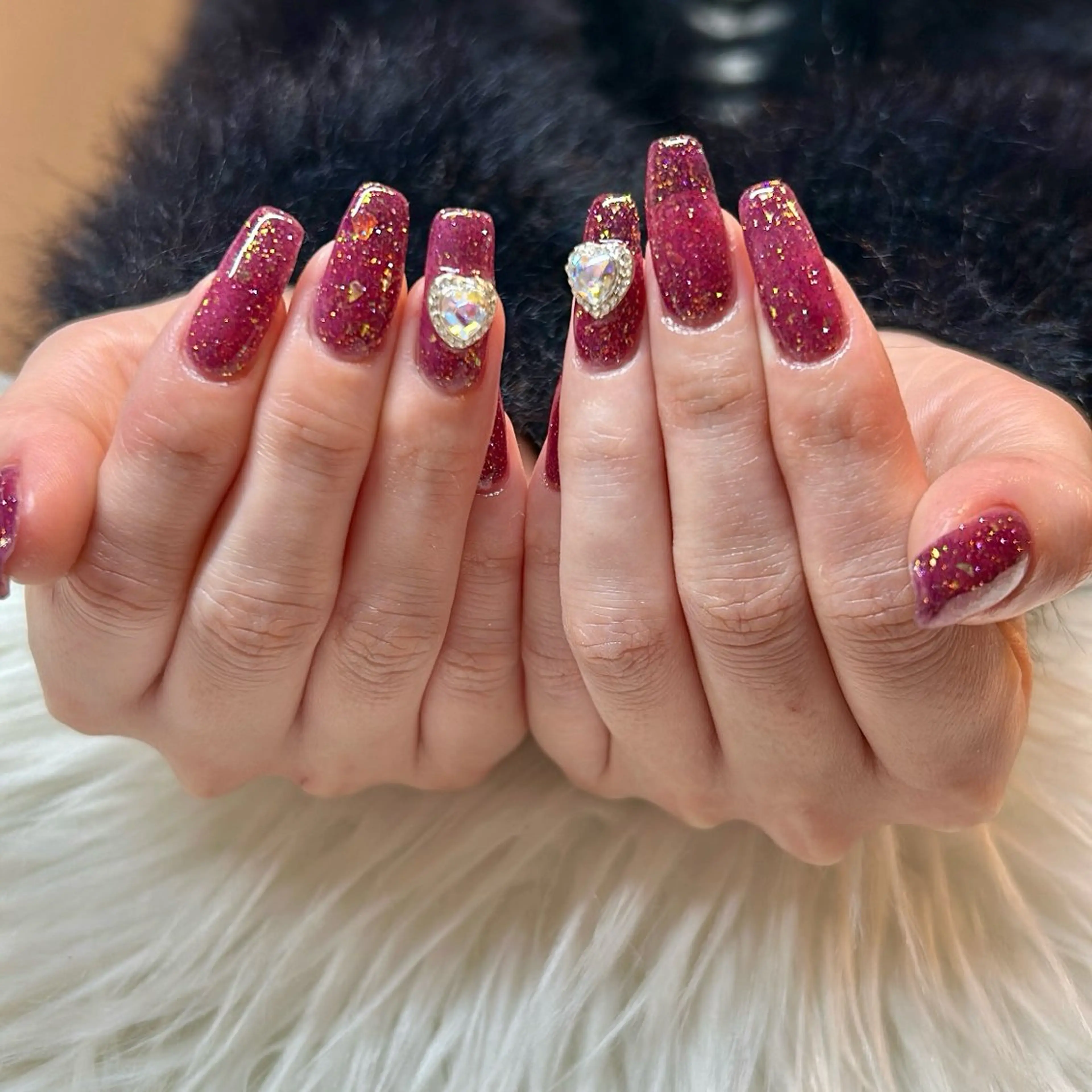 ネイル ハート ワンカラーネイル Irodim所属・MOKA NAKAGAWAのエステ・リラクイメージ