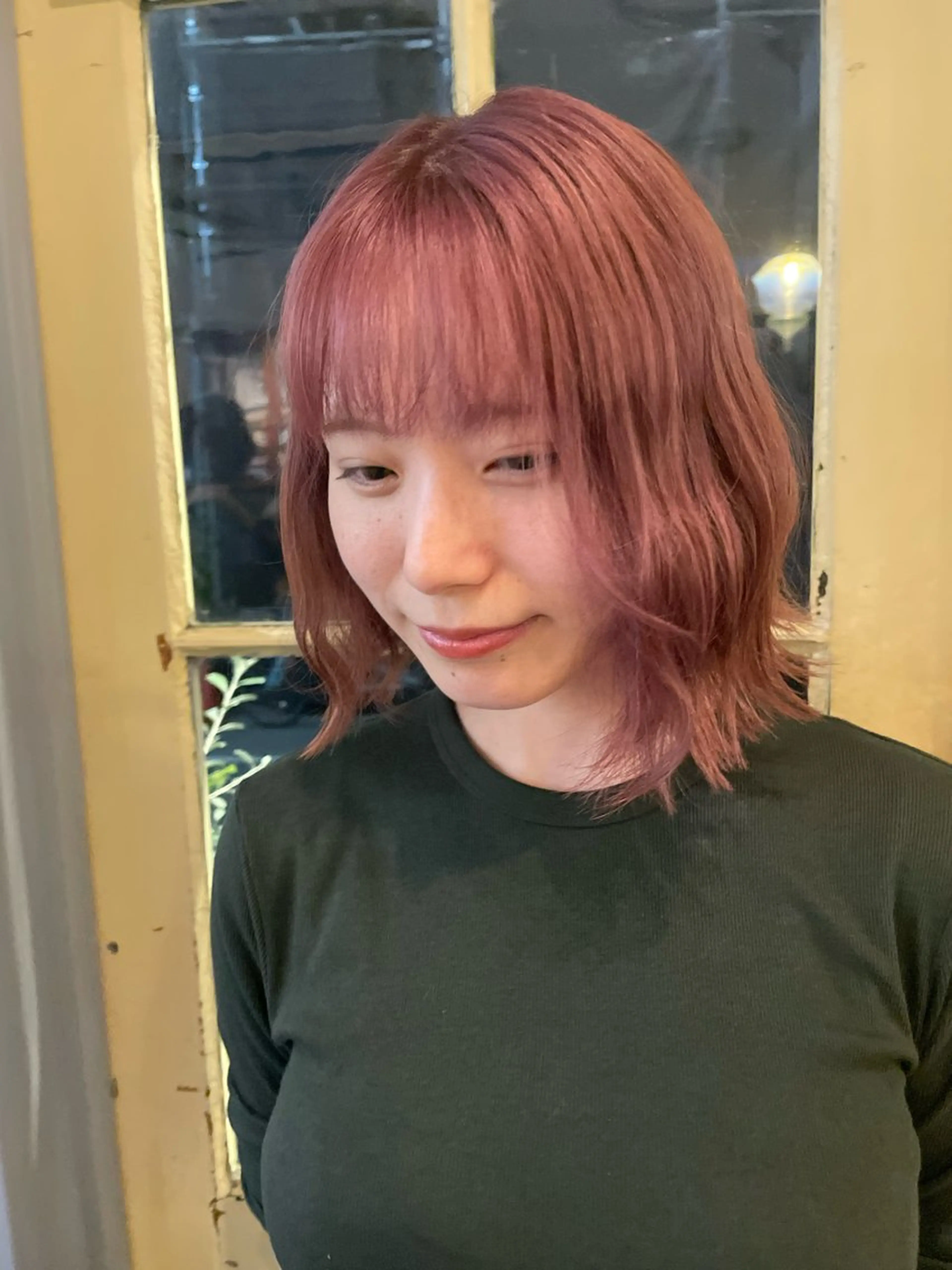 ミディアム KURIA‪‪*⋆ஐ ブリーチ/韓国ヘアのヘアスタイル