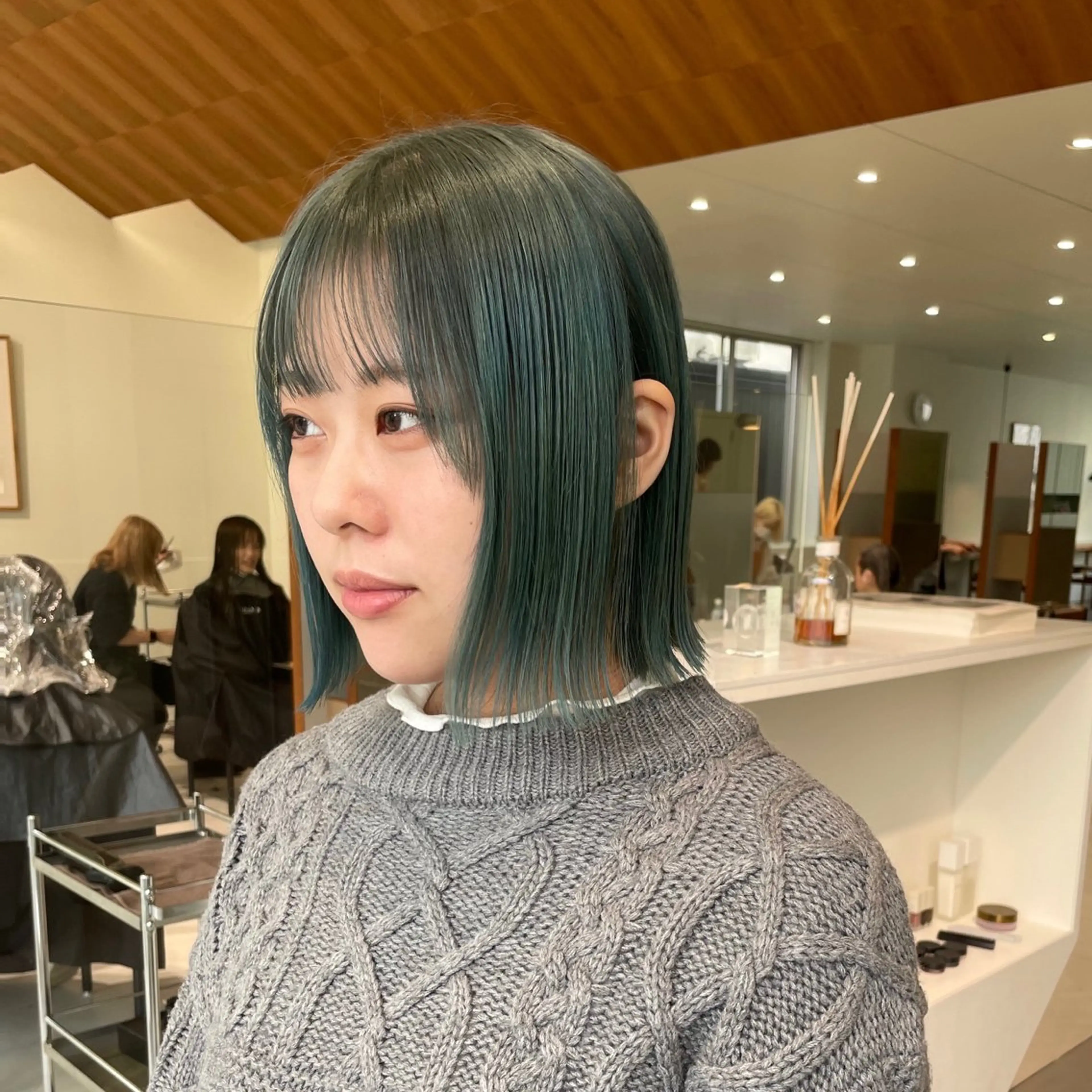 ショート カラー ベージュカラー ブリーチ 透明感カラー ダブルカラー ハイトーンカラー ヘアカラー トリートメント 髪質改善カラー/ボブ 🌻Mutsumiのヘアスタイル