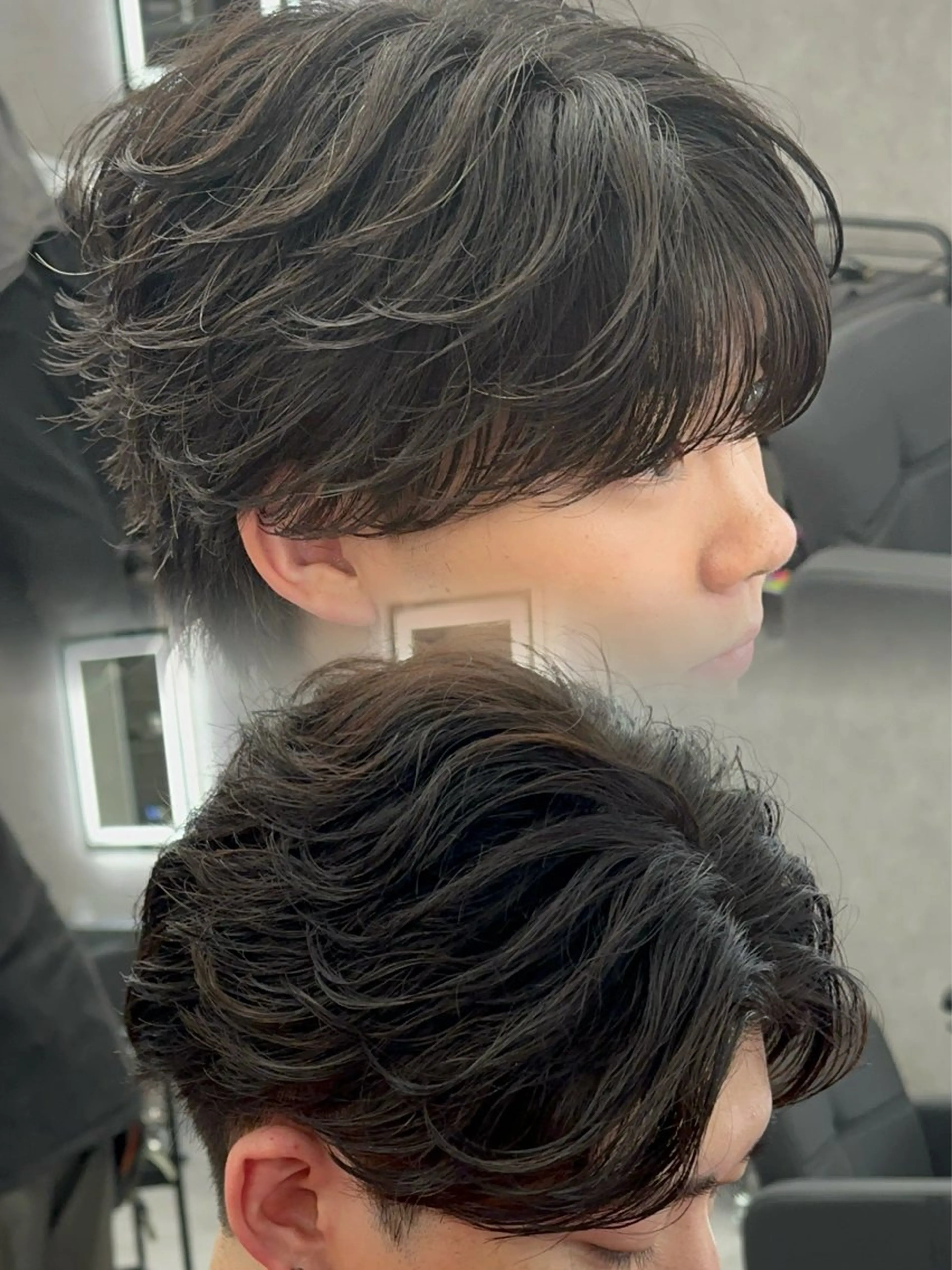 カラー パーマ メンズ メンズパーマ ニュアンスパーマ カット パーマ 札幌美容室 /光👑のヘアスタイル