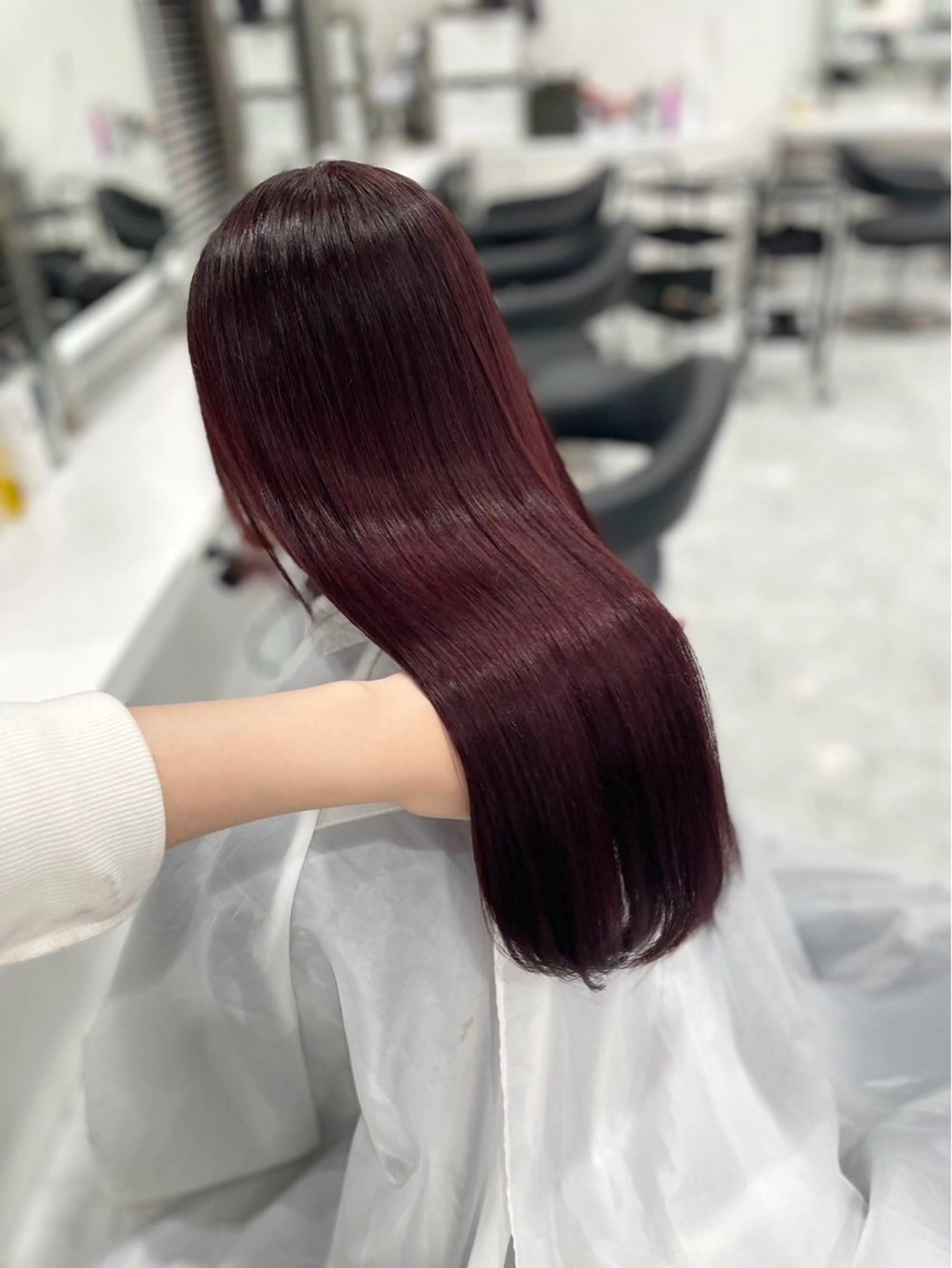 ロング カラー パーマ ヘアアレンジ メンズ キッズ メンズ韓国風 透明感カラー 髪質改善 韓国風ヘア レイヤーカット ヘアカラー 盛れ韓国ハイトーン 🎀Himari🎀のヘアスタイル