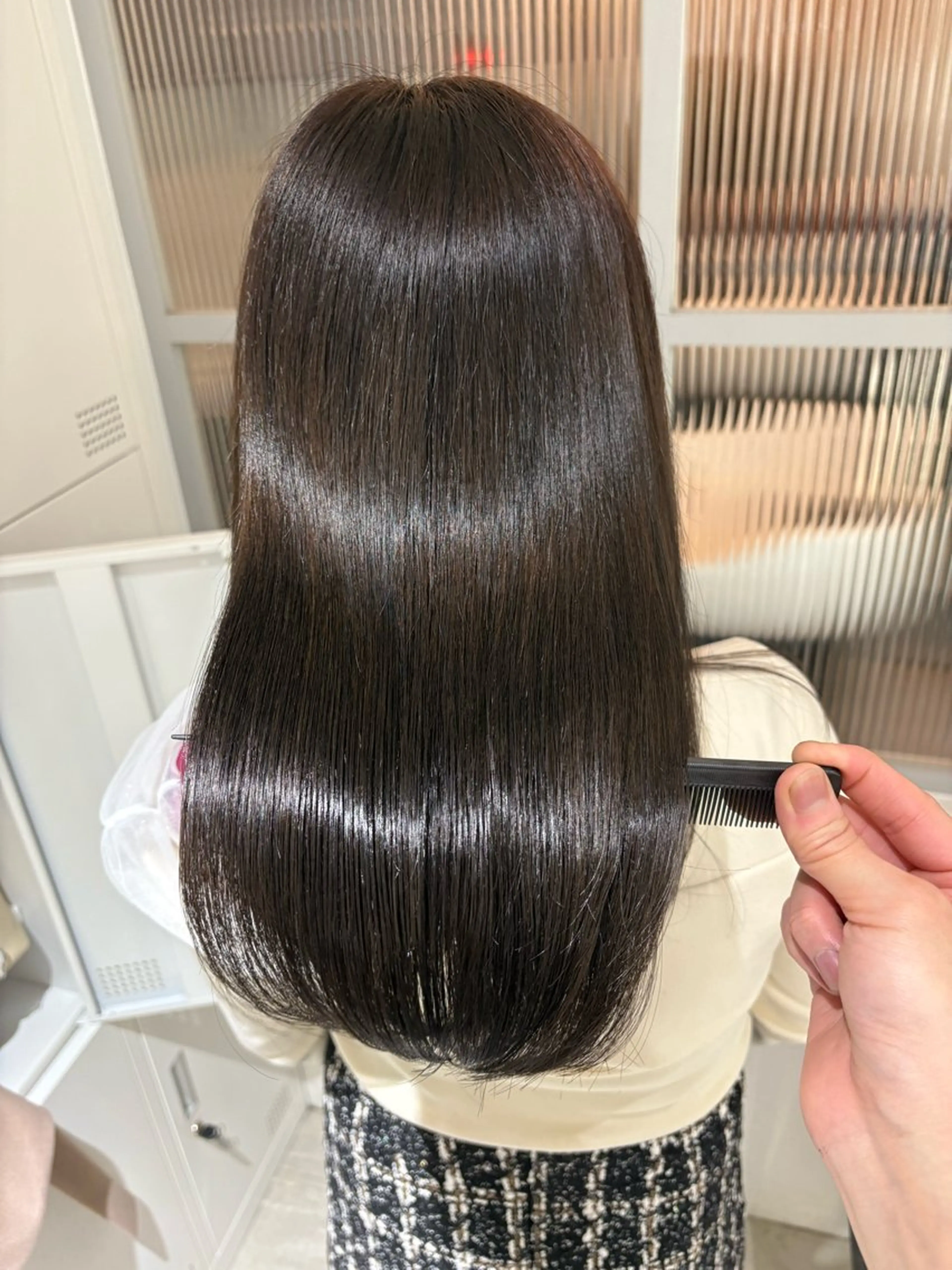 セミロング 銀座No.1髪質改善 縮毛矯正/本木のヘアスタイル