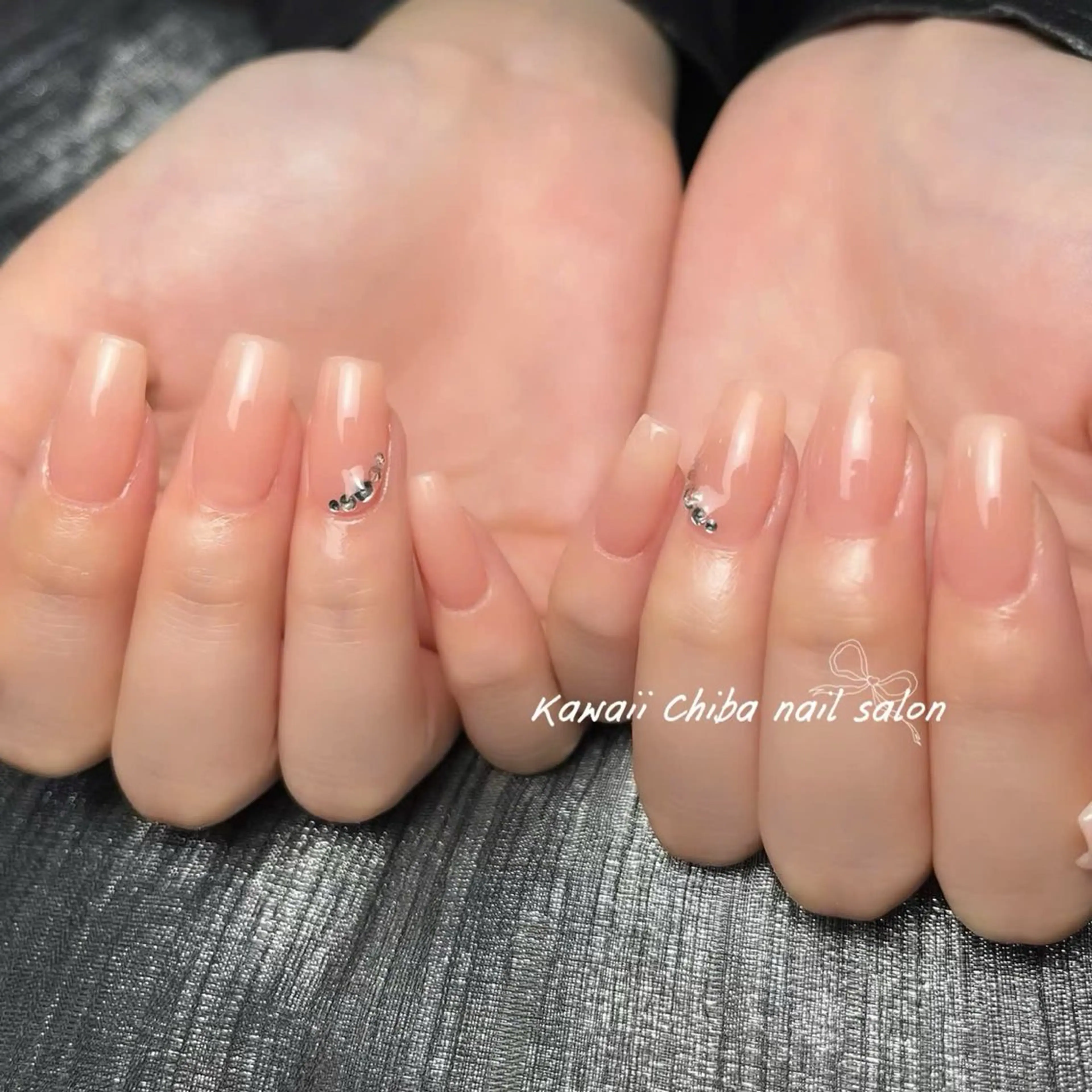 ネイル 長さ出し フラワーネイル キラキラネイル 韓国ネイル ロングネイル Kawaii _Nailのネイルデザイン