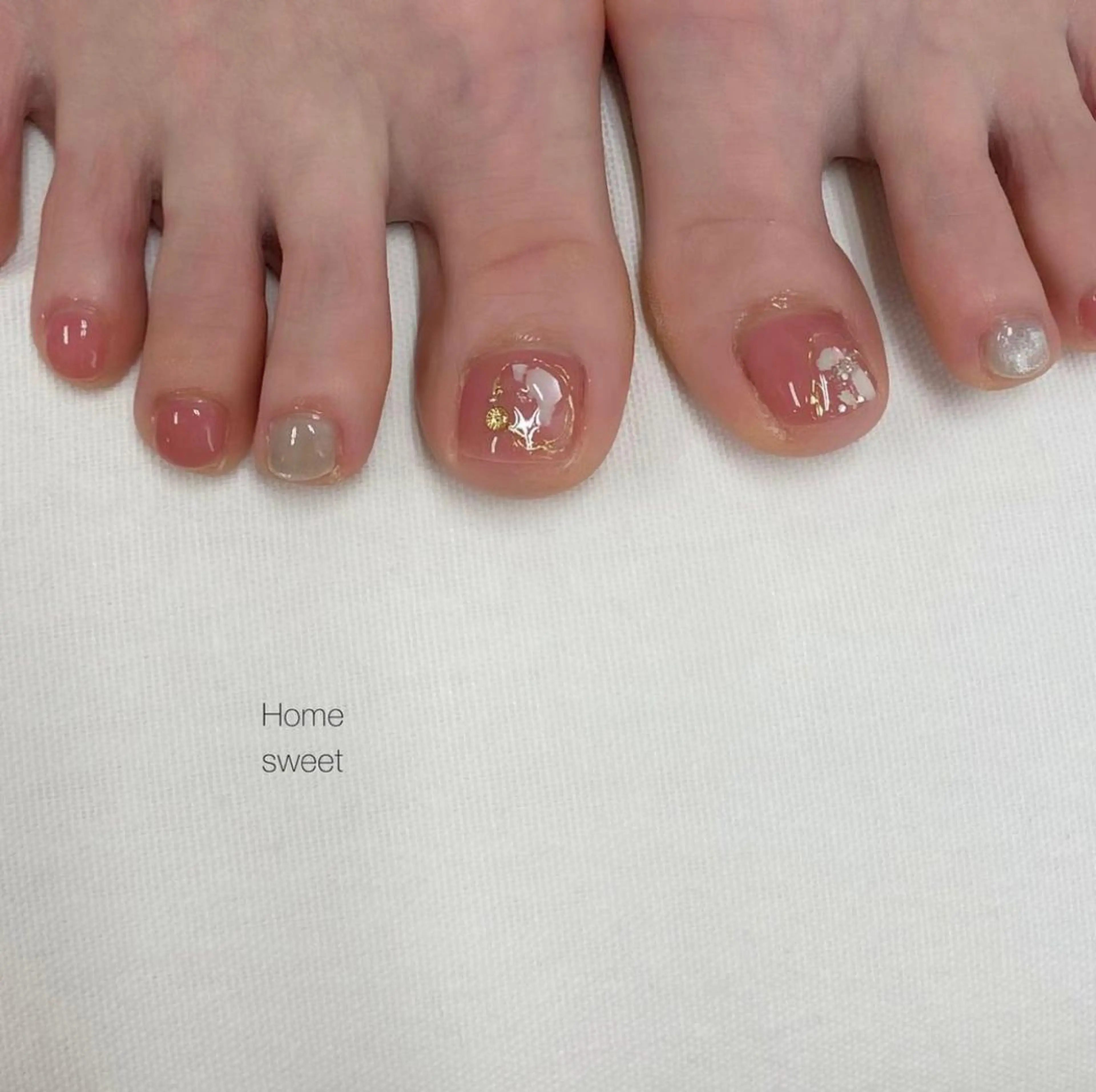 ネイル ショートネイル. Home sweetのネイルデザイン