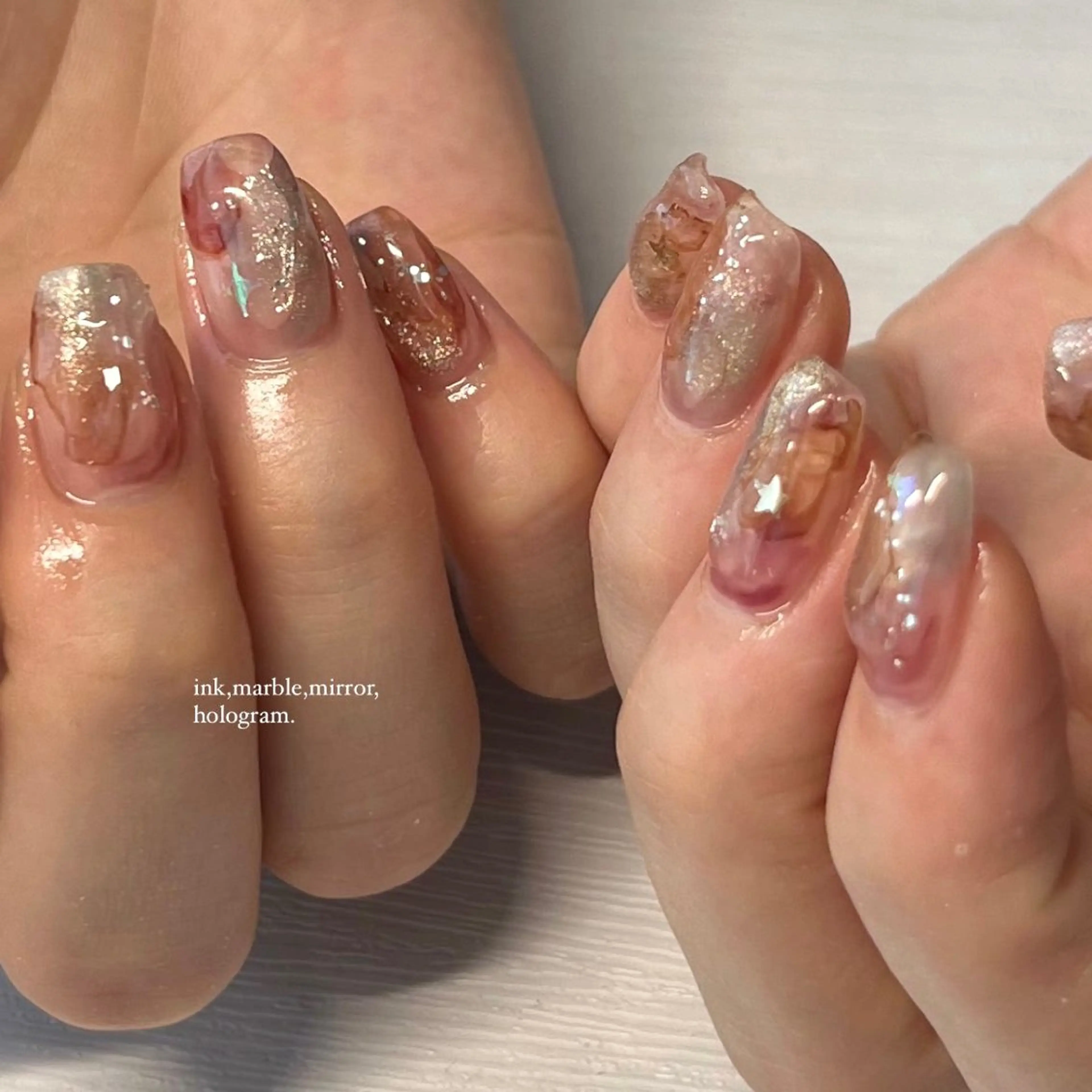 ネイル 持ち込み manu aのネイルデザイン