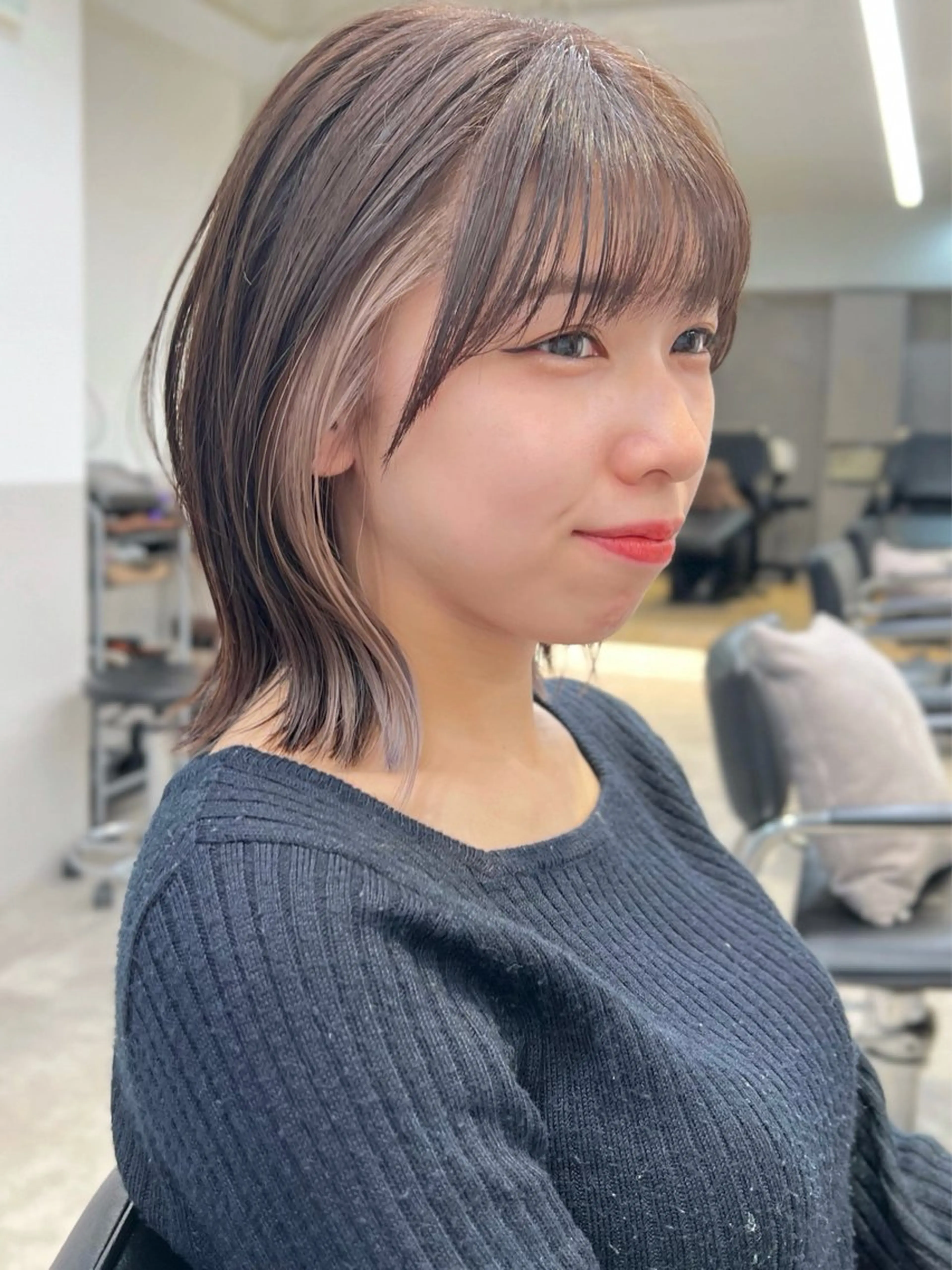 ミディアム 夏山 秀憲のヘアスタイル