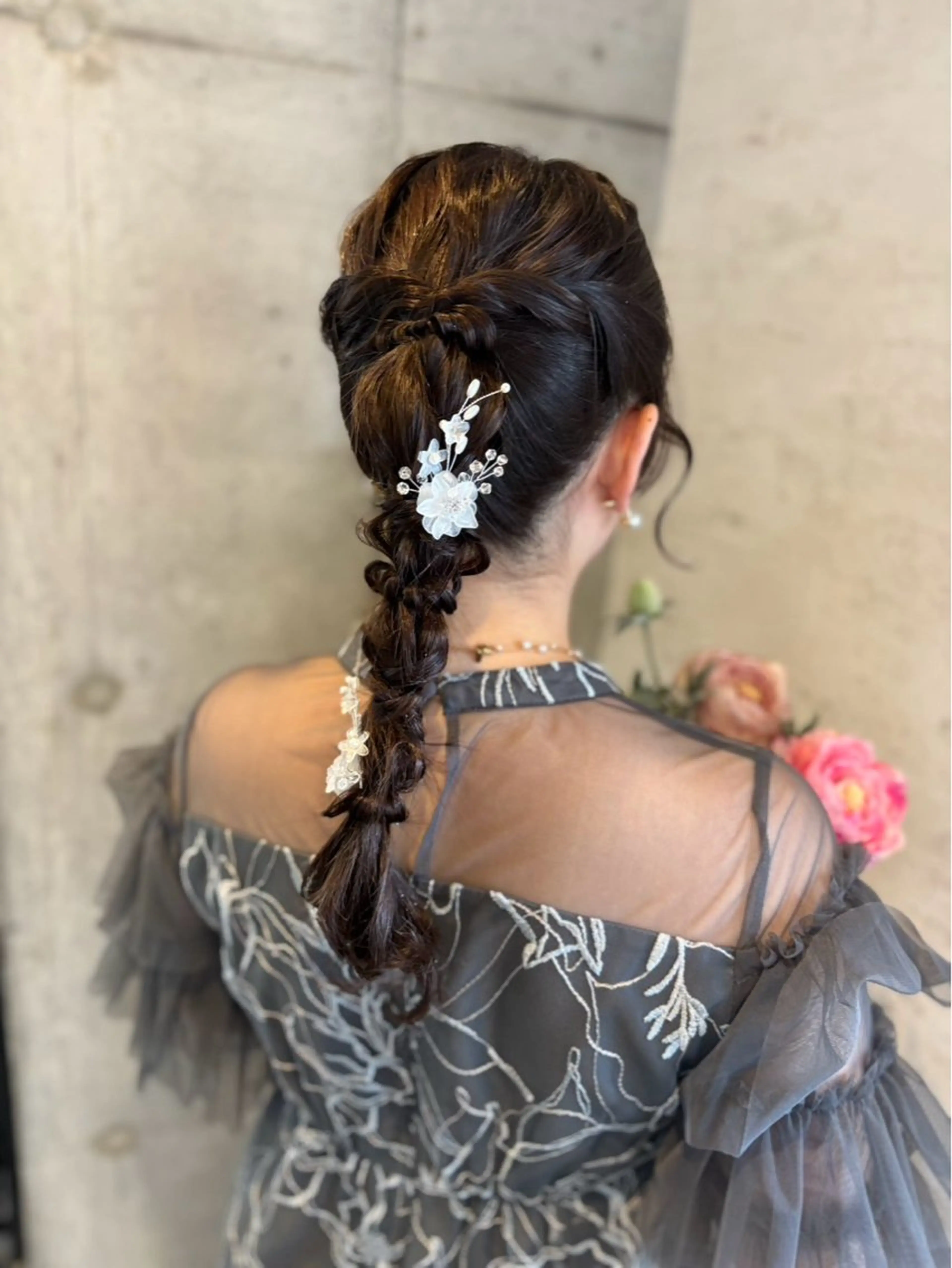 ロング ヘアアレンジ ヘアセット 美髪× ヘアセット✨Araiのヘアスタイル