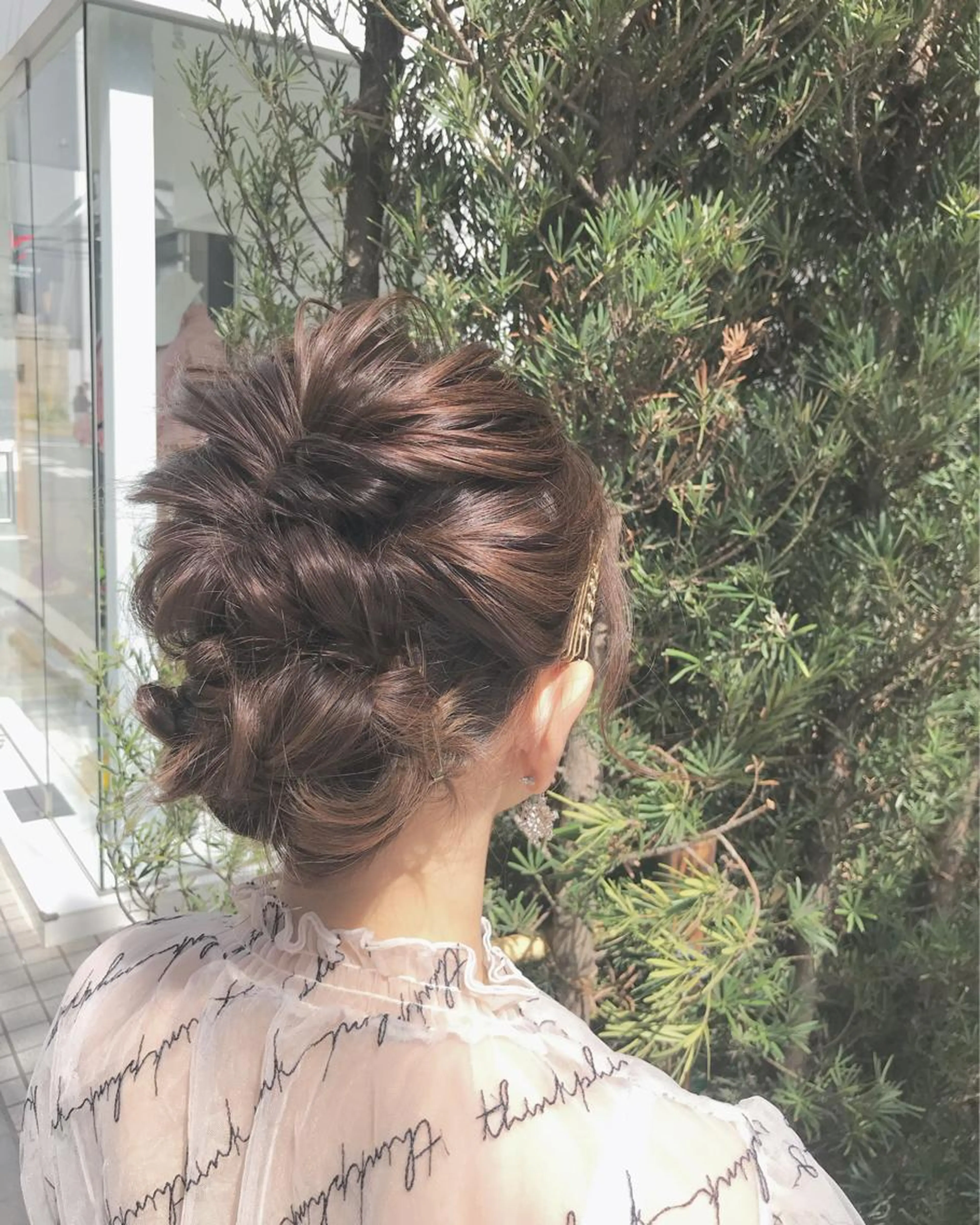 ニュアンスヘアアレンジの写真