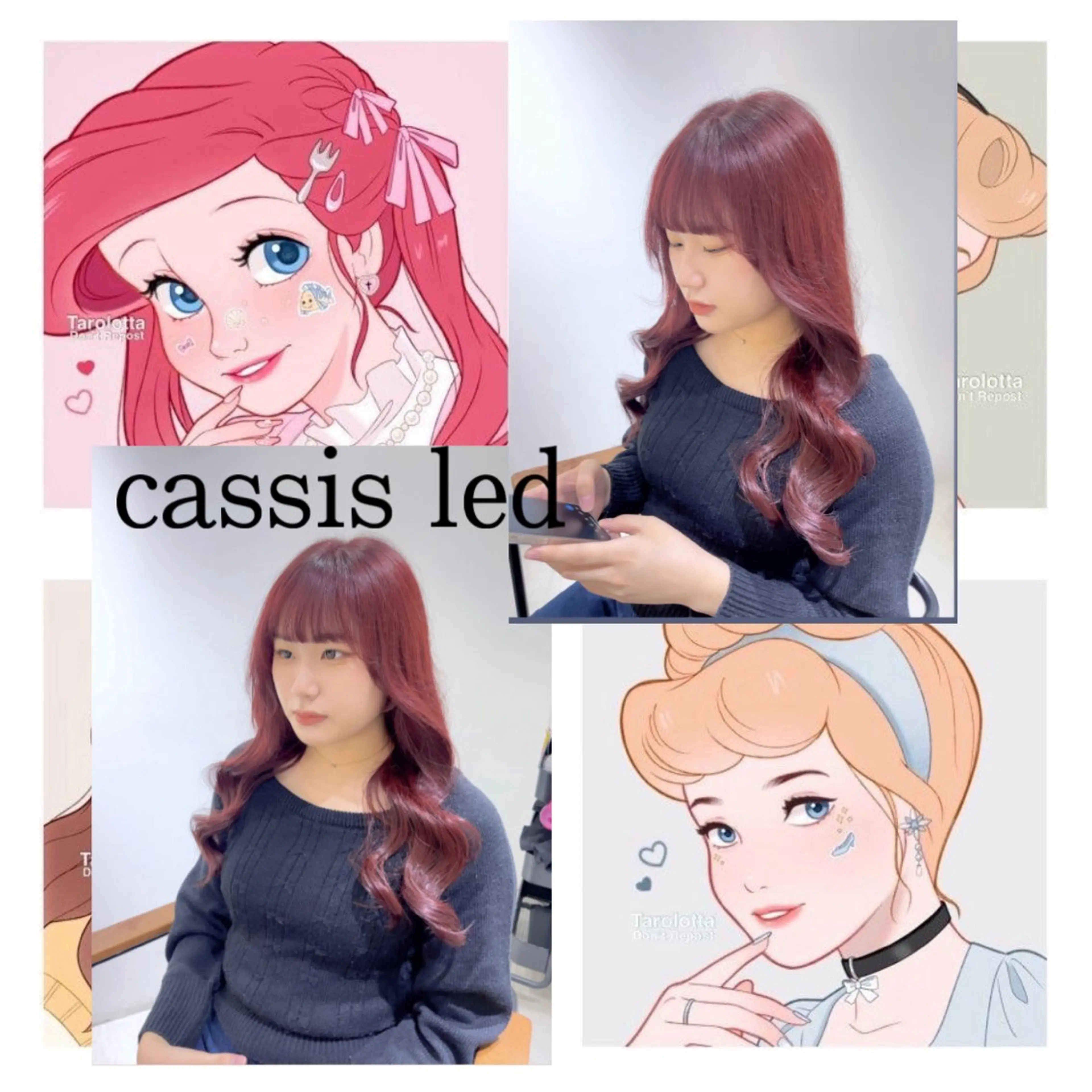 ロング カラー ヘアアレンジ ブリーチ カシス 透明感カラー ダブルカラー ブリーチなしカラー カット ヘアカラー トリートメント eN°byyoureshair所属・🎀トップスタイリ スト湯川響🎀のヘアスタイル