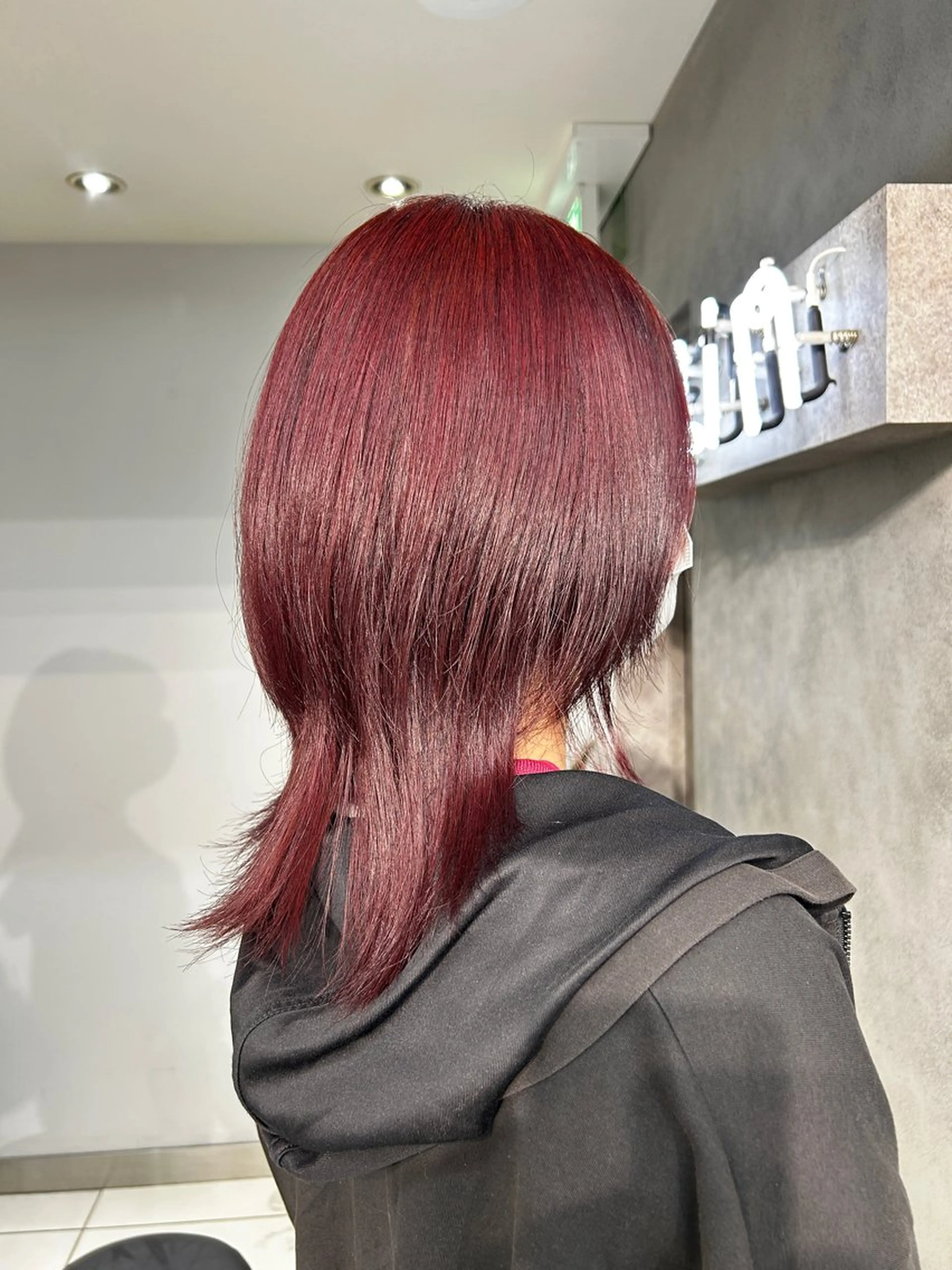 セミロング カラー ヘアカラー 艶カラー🐳🫧 サヤカ 🐳のヘアスタイル