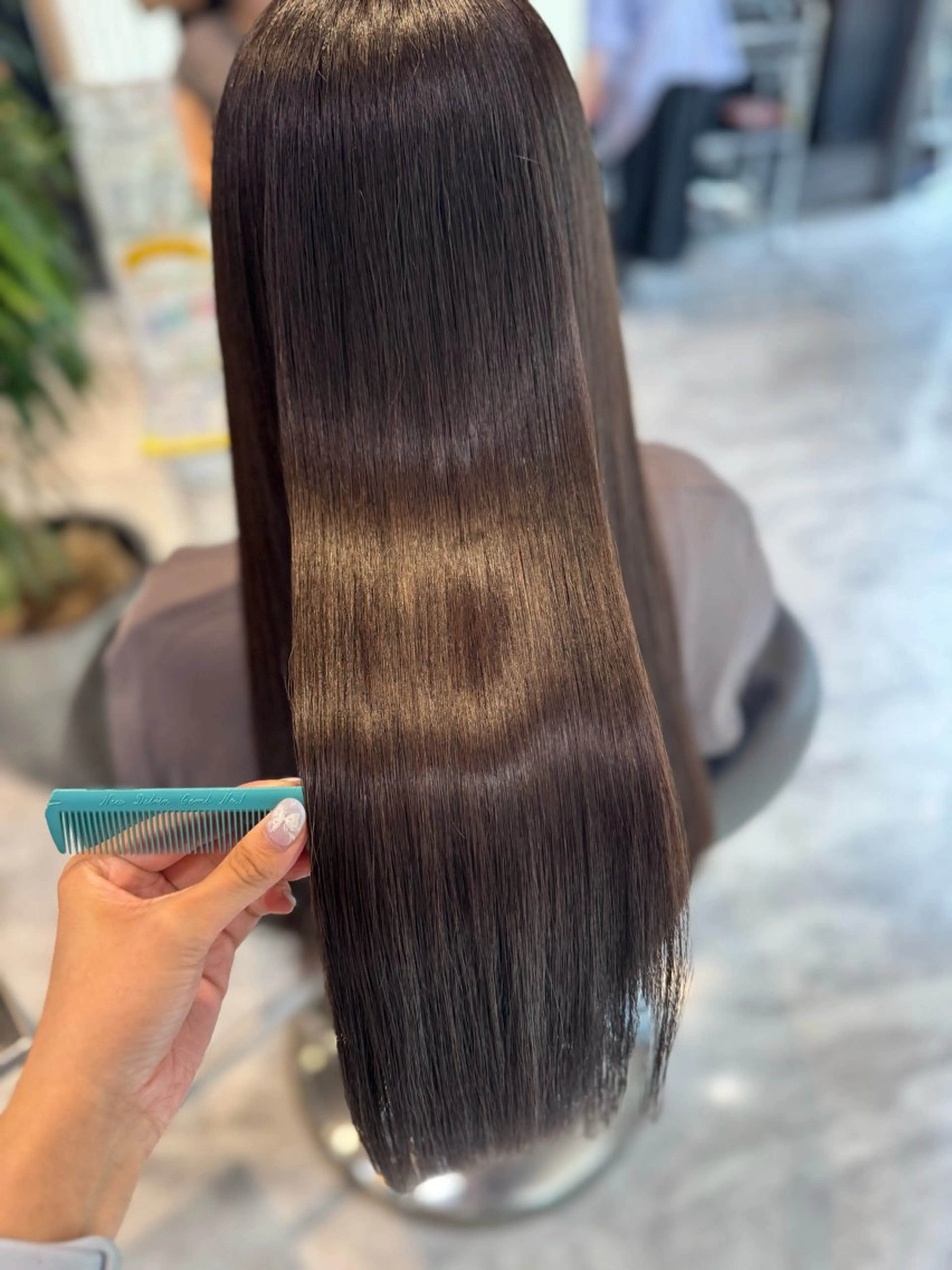 ロング カラー 髪質改善 韓国艶髪/透明感 カラー/ひなののヘアスタイル