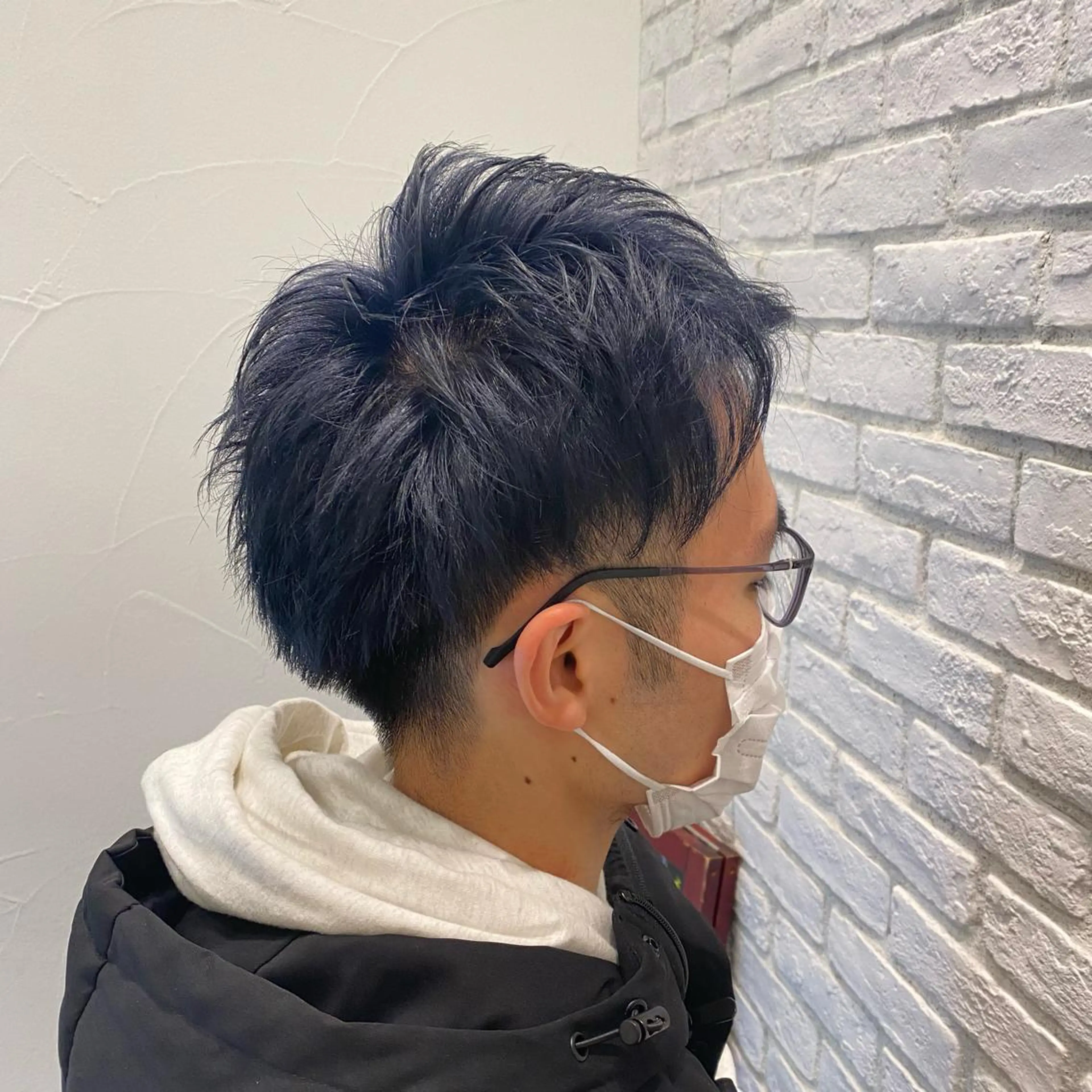 ショート カラー メンズ カット ヘアカラー メンズ特化型美容師 栗山勇人のヘアスタイル