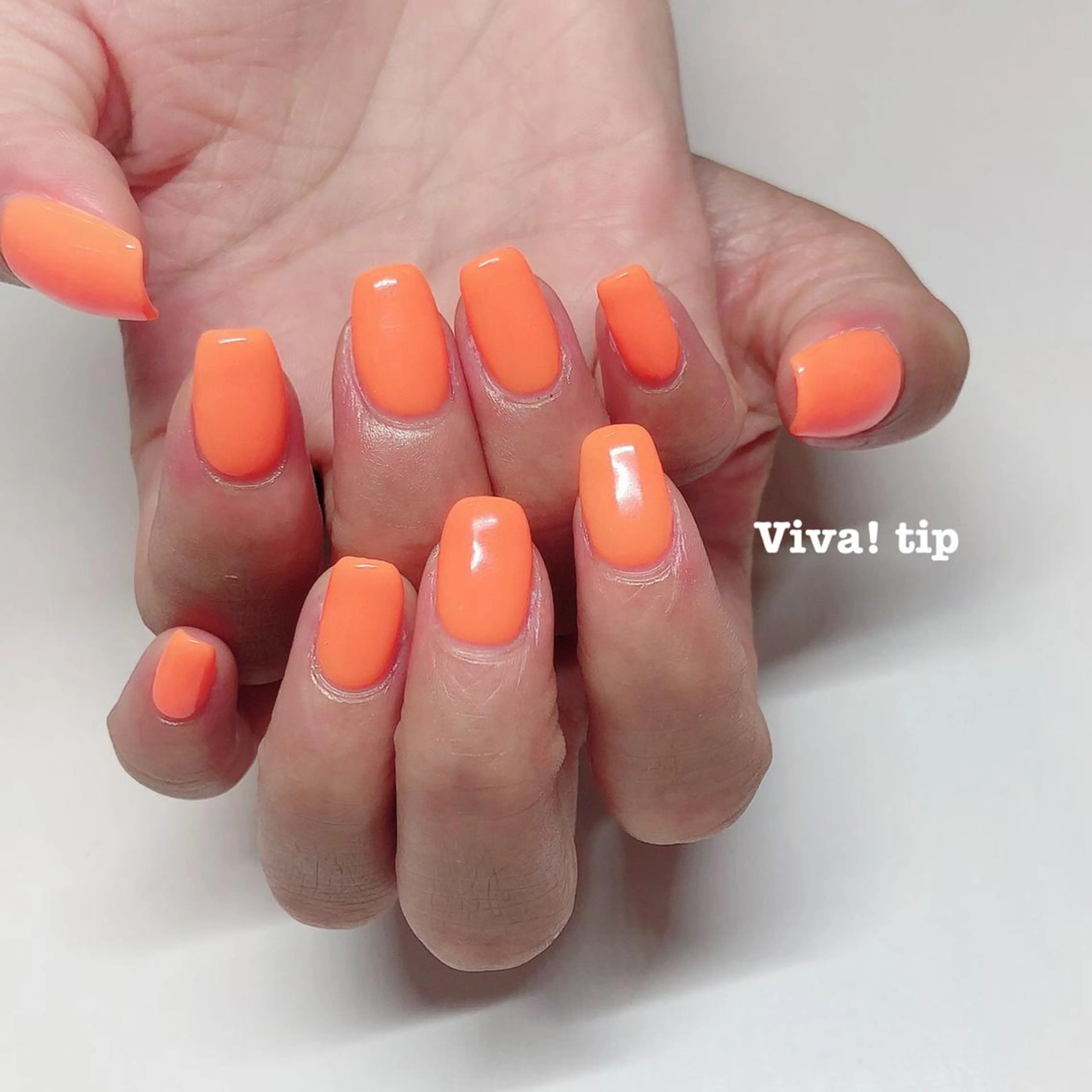 ネイル ワンカラーネイル Viva!tip ビバティップネイルのネイルデザイン