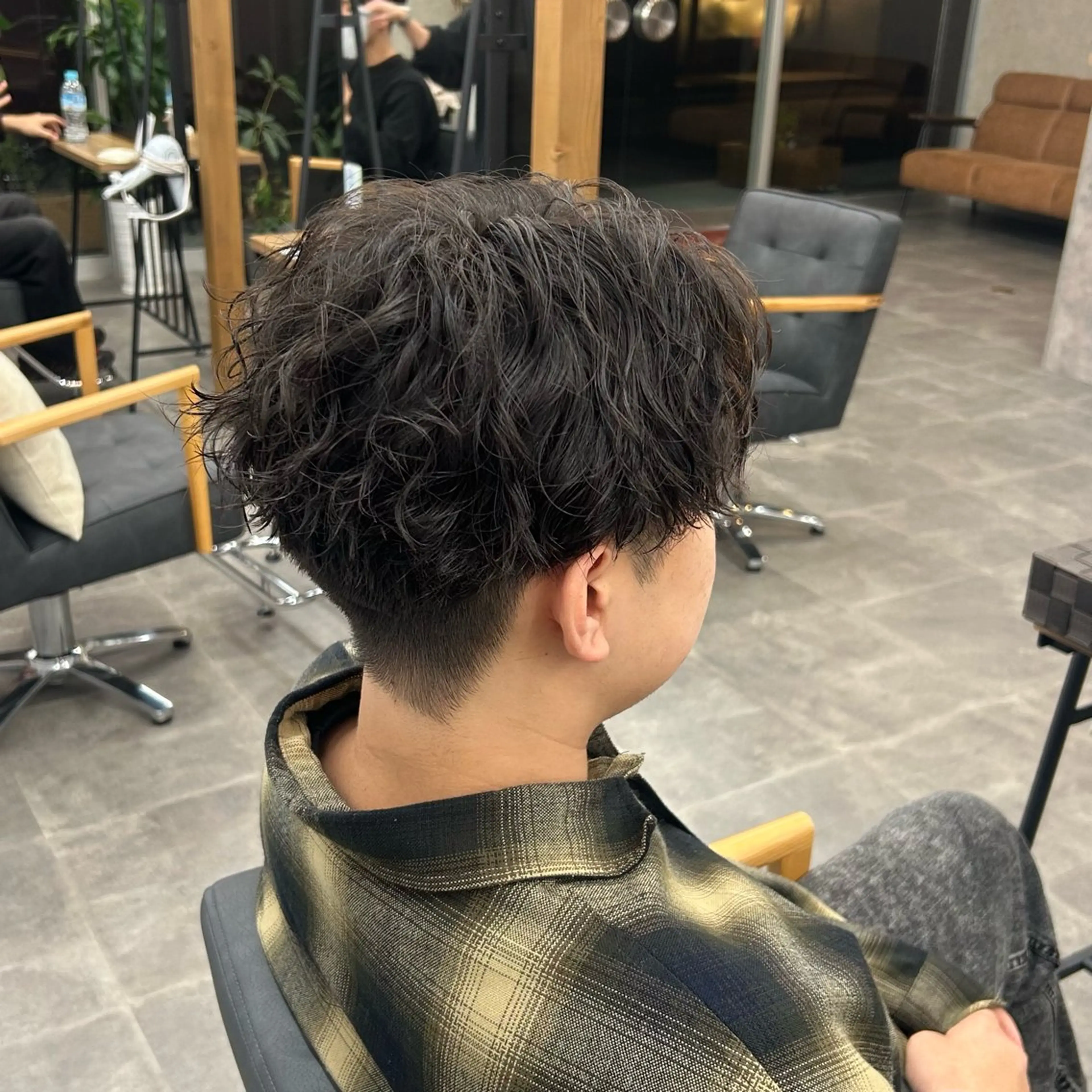 ショート パーマ メンズ メンズパーマ メンズツイストパーマ ツイストパーマ momo🍀COQU 千葉駅/🚹限定のヘアスタイル