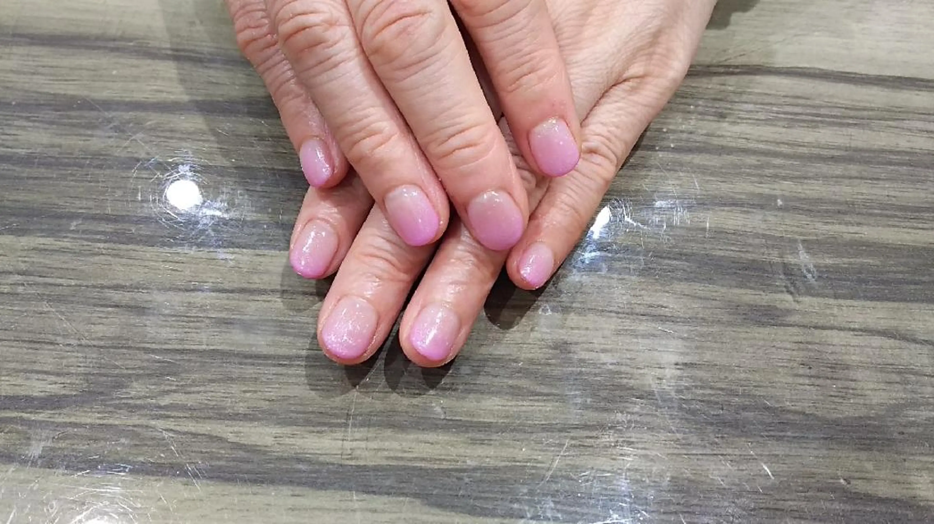 ネイル ピンク パープル ハンドネイル Progress Nailのネイルデザイン