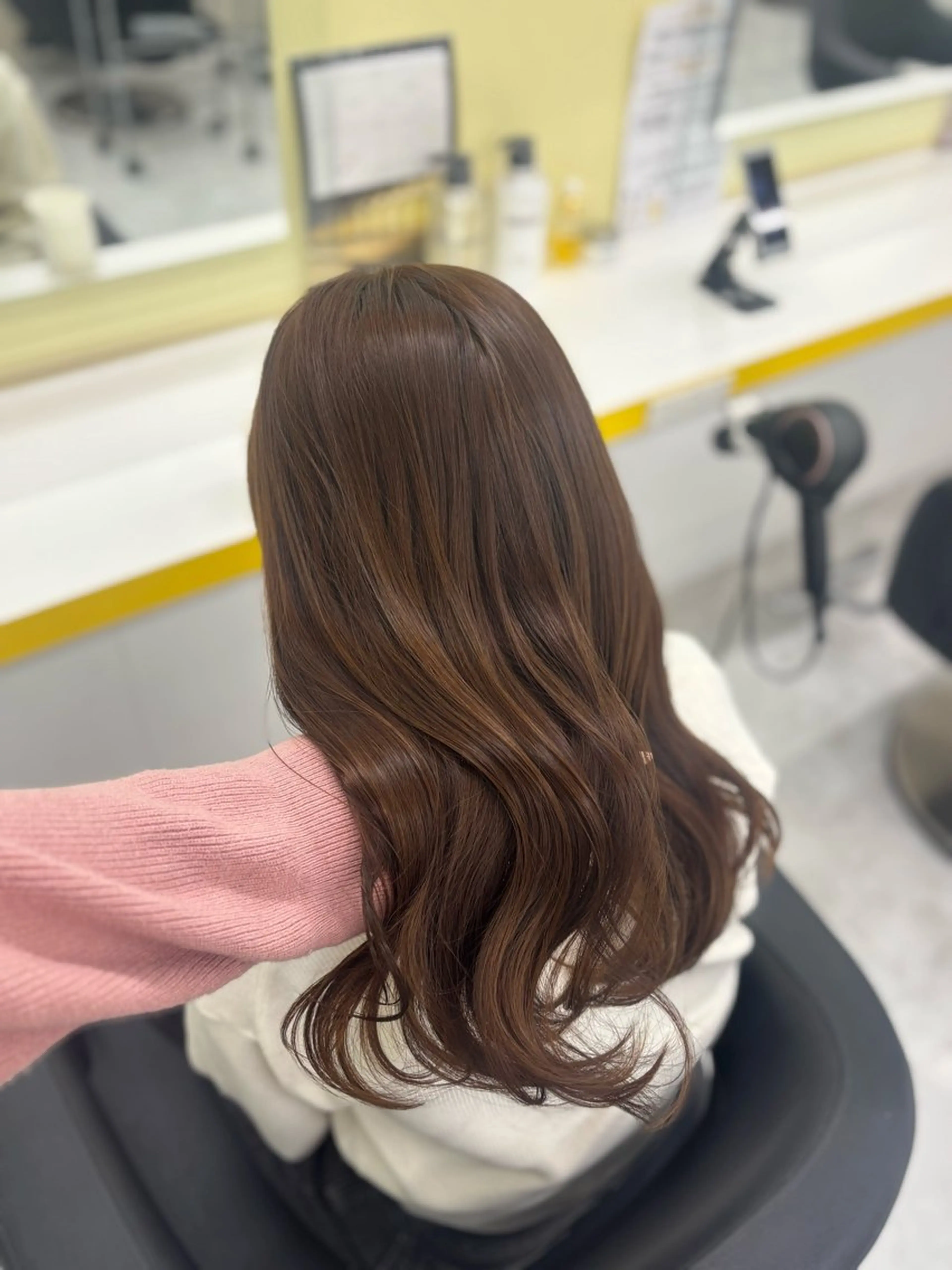 カラー 透明感🫧韓国 🫧hana🫧のヘアスタイル