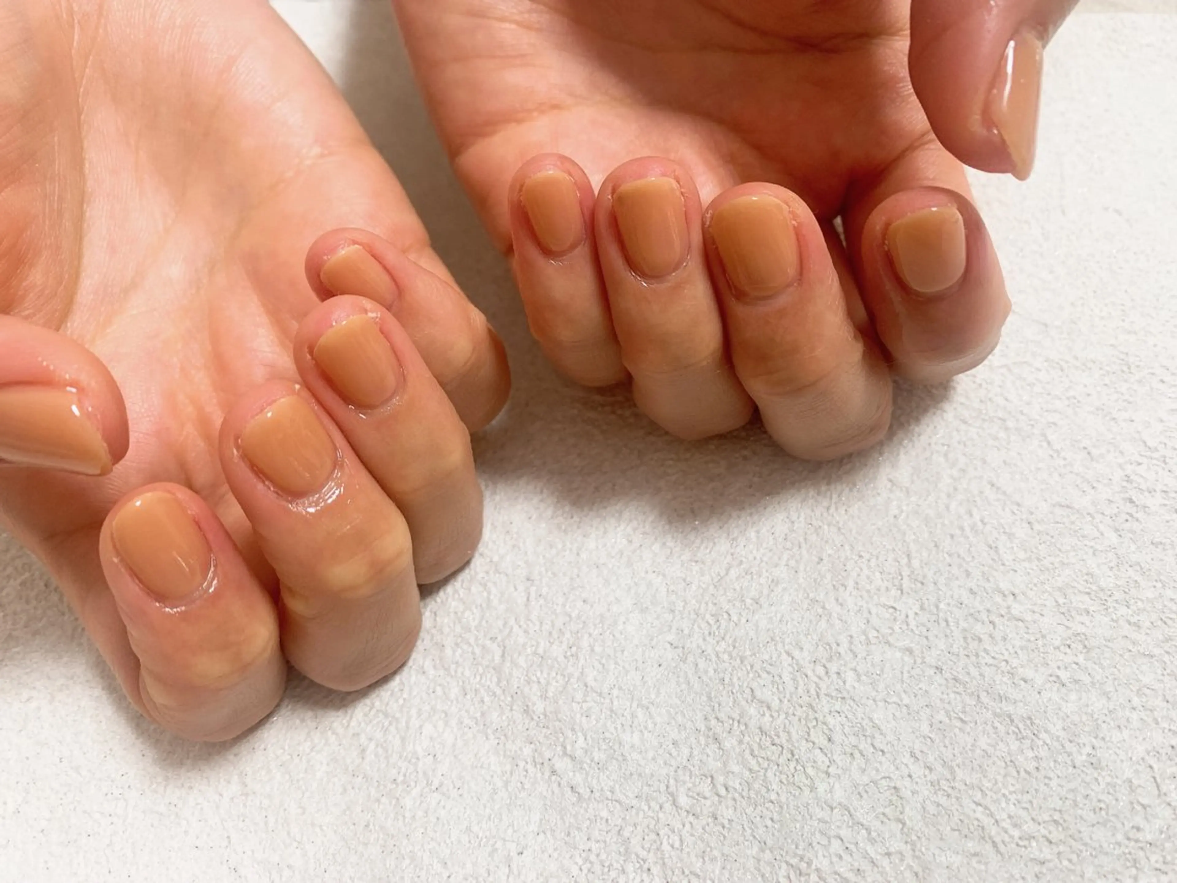 ネイル ジェルネイル 韓国ネイル メンズネイル ワンカラーネイル パラジェル kiki nail たまプラーザのネイルデザイン