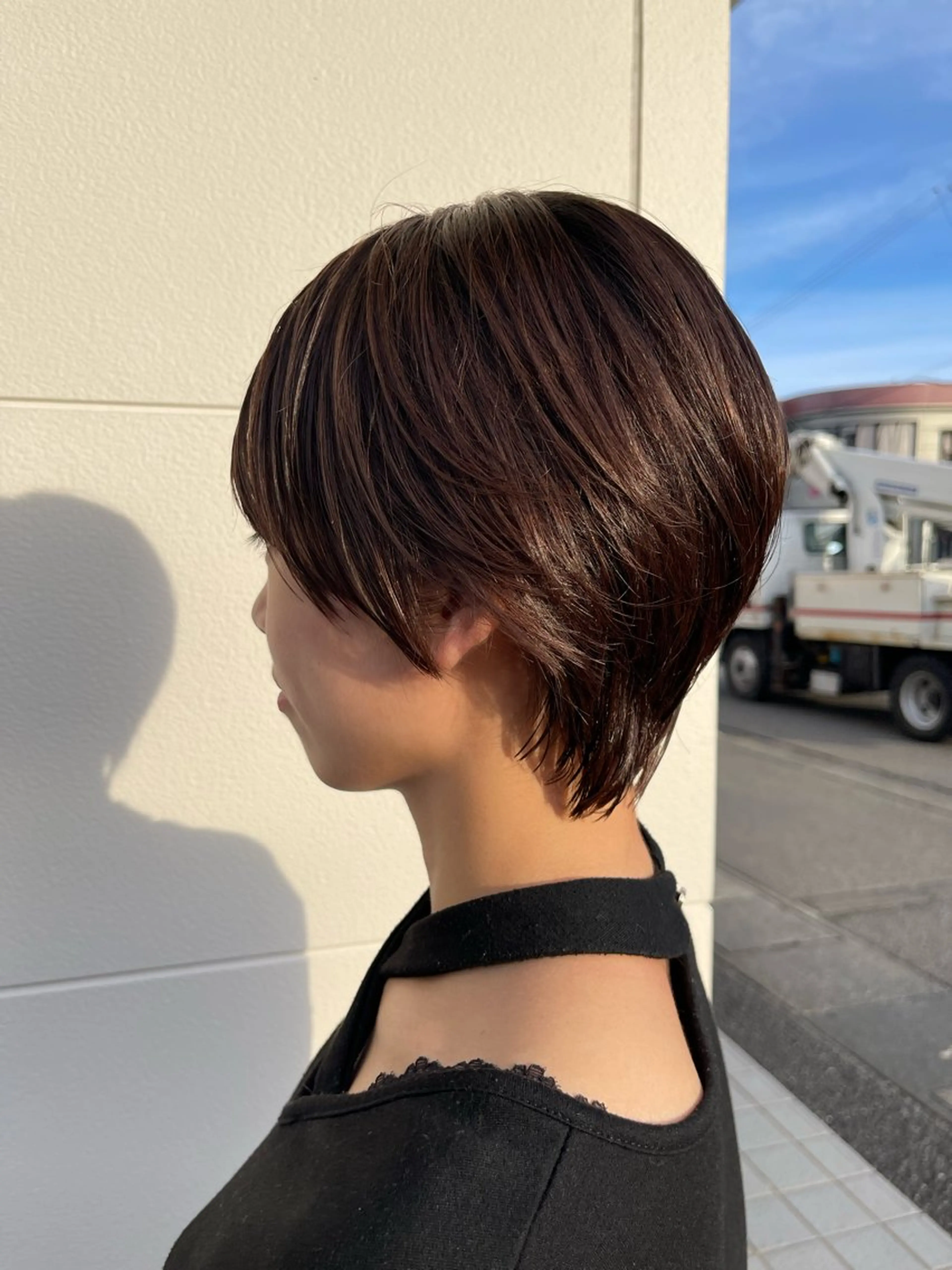 ショート ショートヘア カット ヘアカラー トリートメント SASAnagano 岩下サードゥのヘアスタイル