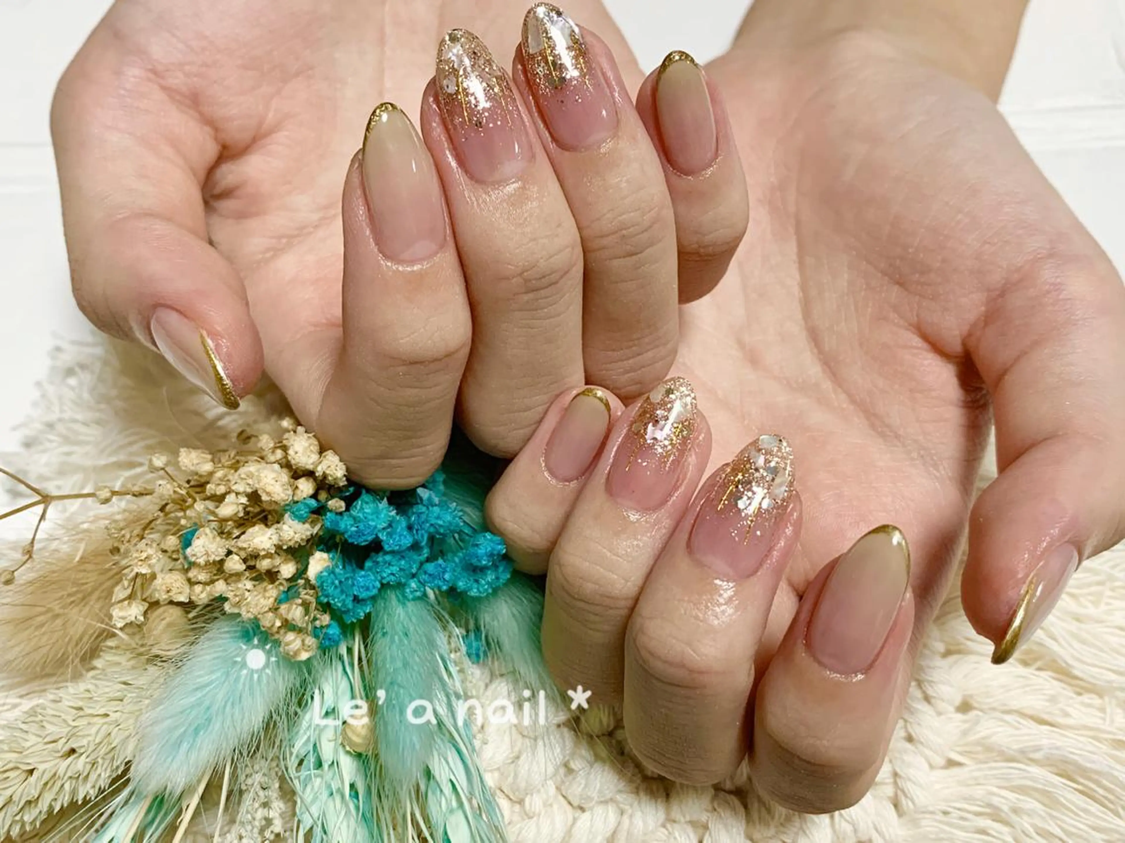 ショート カラー ネイル Le’a NailSalonのネイルデザイン