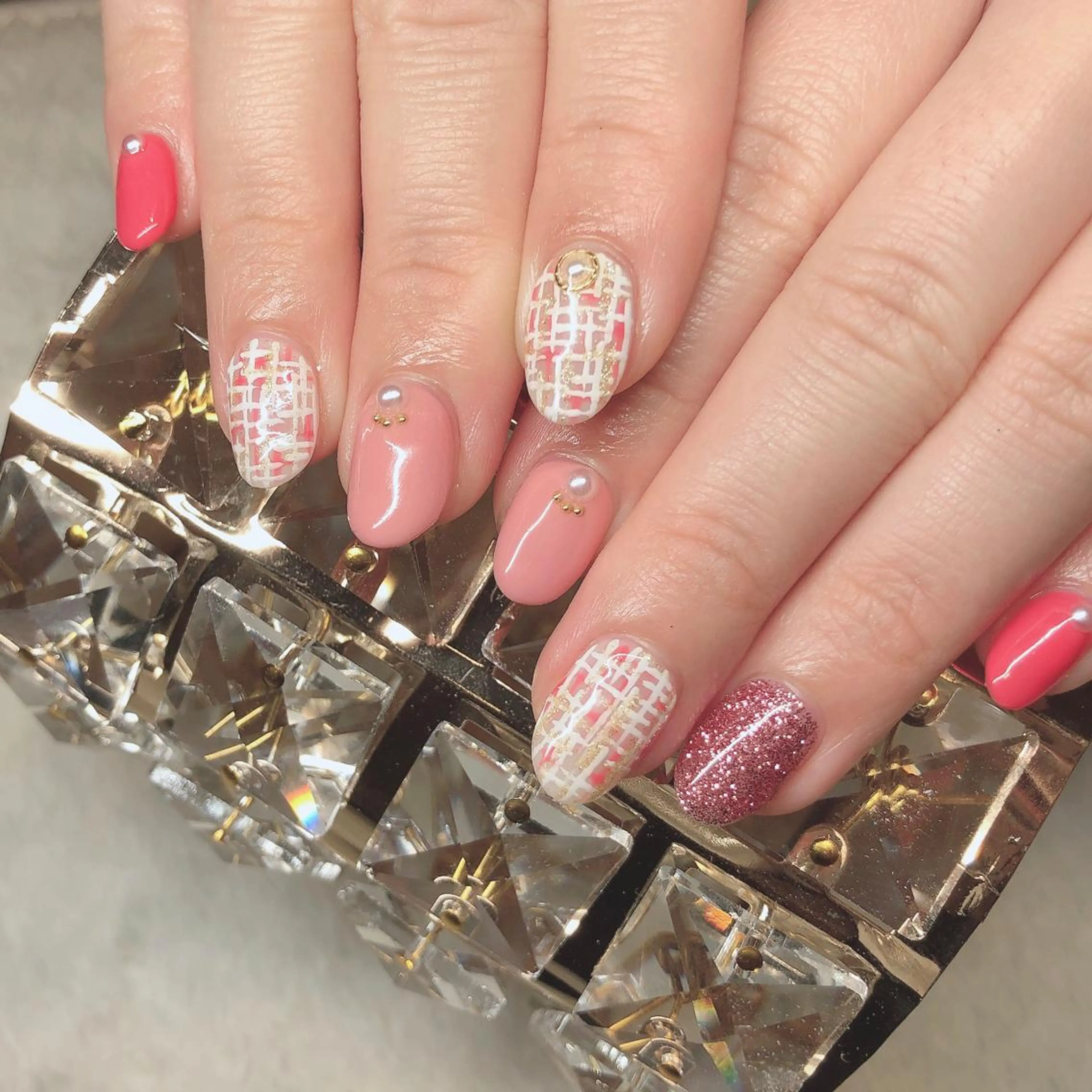 ネイル フットネイル フレンチネイル ジェルネイル ラメ(グリッター) ラメグラデーション NEO Beauty Salon所属・𝐍𝐄𝐎 𝐉𝐔𝐑𝐈のネイルデザイン