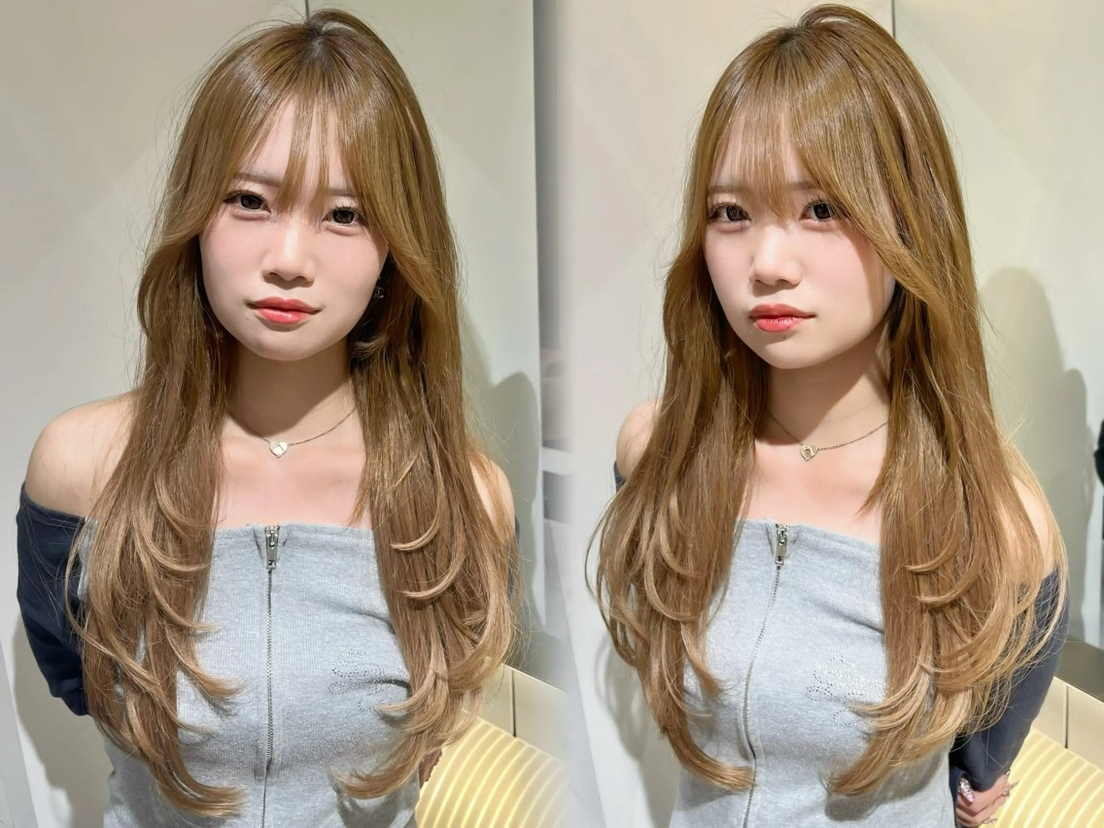 ロング カラー カット ヘアカラー ショート/レイヤー 髪質改善/加納のヘアスタイル